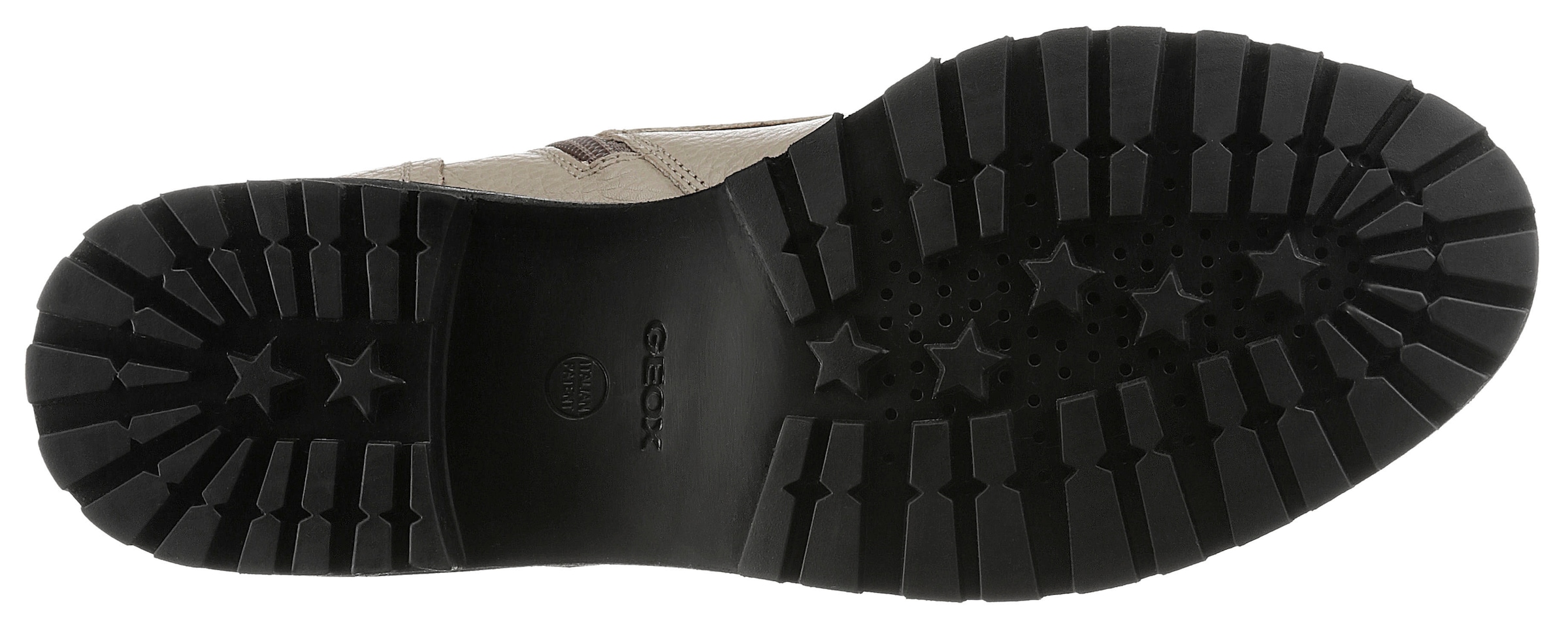 Geox Schnürstiefelette »D HOARA«, Blockabsatz, Schnürboots mit Innenreißverschluss
