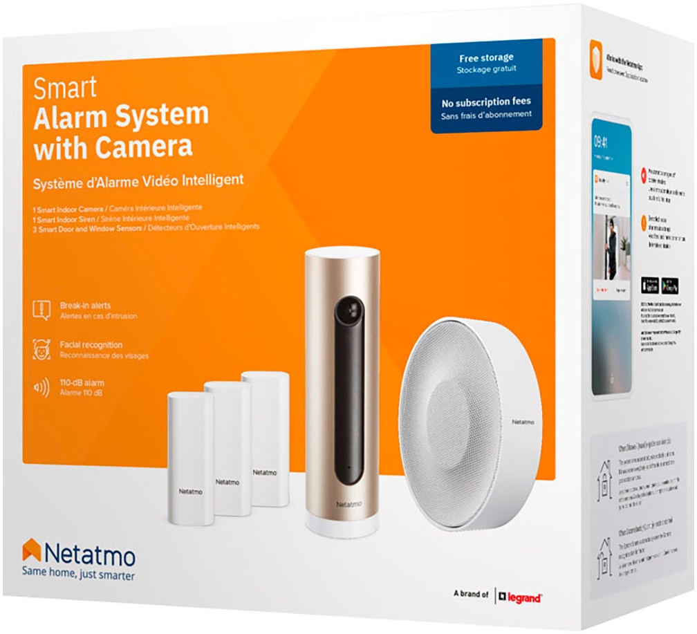 Netatmo Gefahrenmeldeanlage »Smarte Alarmanlage mit Kamera«