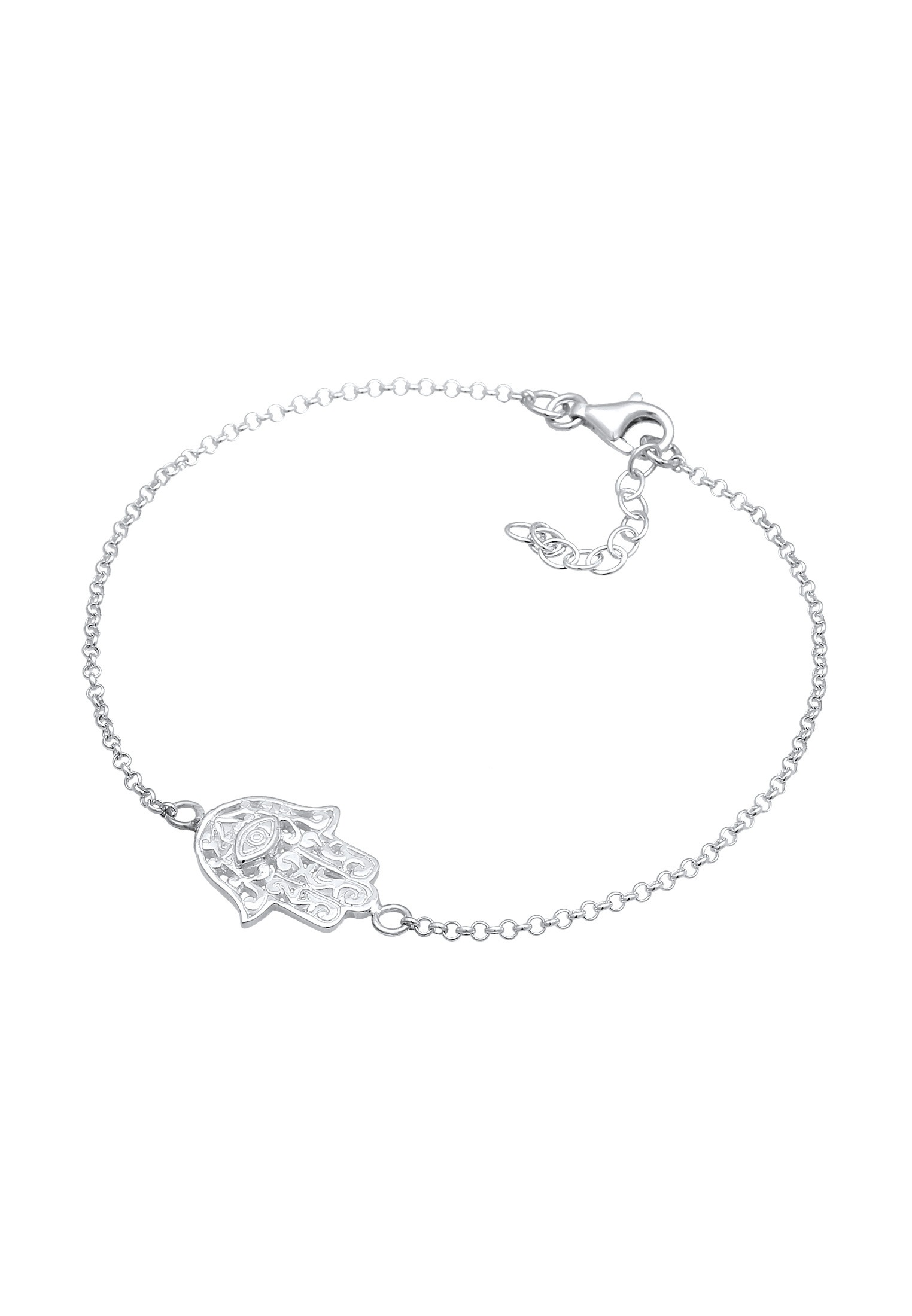 Nenalina Armkette »Armband Hamsa Hand Symbol Ornament Anhänger 925 Silber«