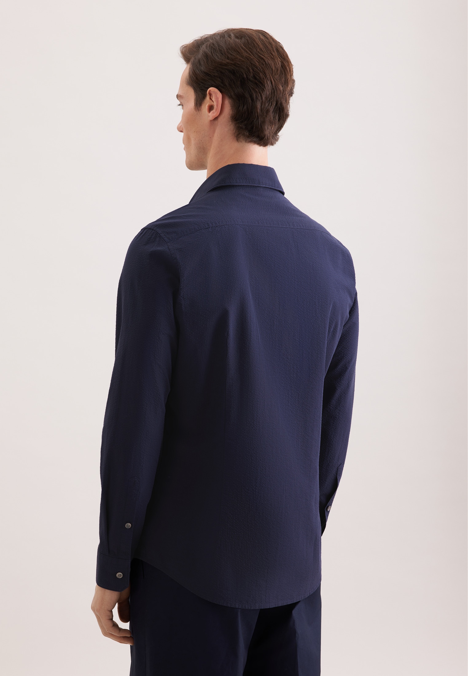 seidensticker Businesshemd Slim 1/1 Kentkragen Uni