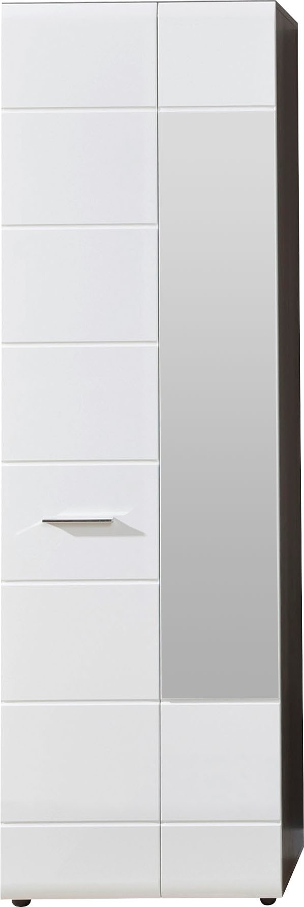 Home affaire Garderobenschrank »Sovana« Garderobenschrank mit 2 Türen & Spiegel - (B/T/H) 60/36/191 cm
