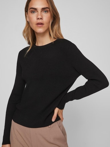 Vila Rundhalspullover »VICOMFY O-NECK L/S KNIT TOP/SU - NOOS«