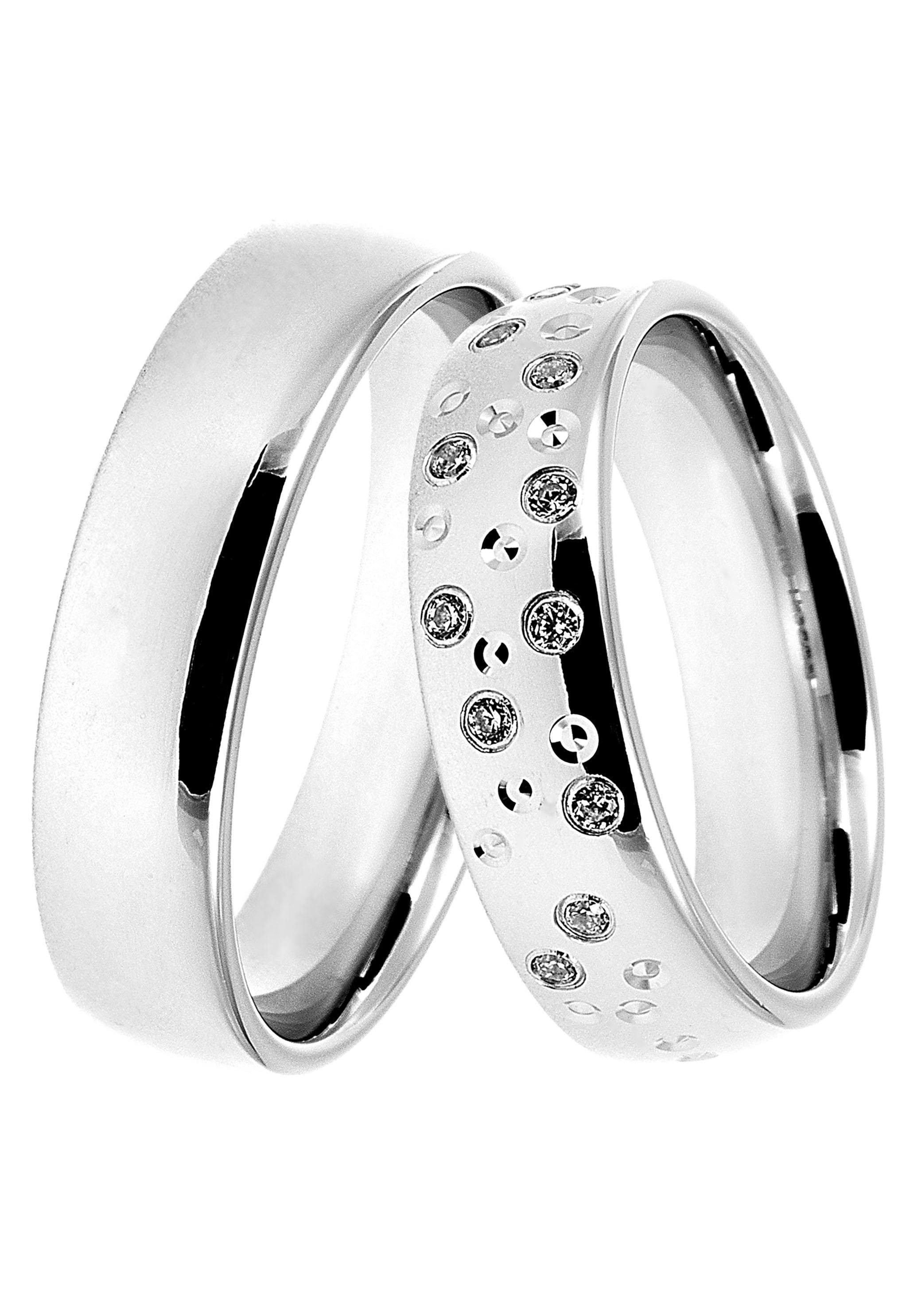 Trauring »Schmuck Geschenk Silber 925 Trauring Ehering Partnerring LIEBE«, Made in...