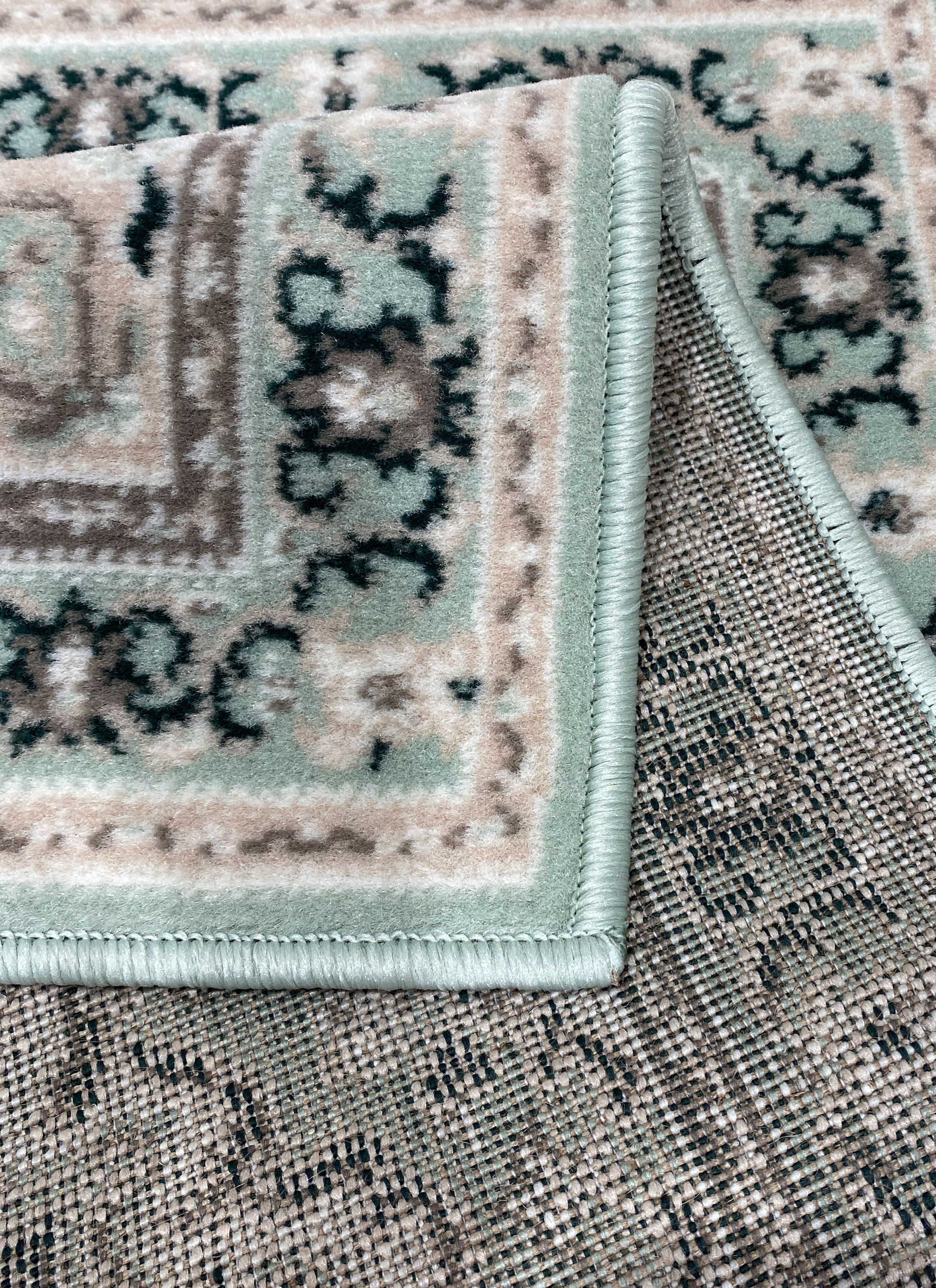 my home Läufer »Oriental, Made in Belgium«, rechteckig, 7 mm Höhe, Läufer, Brücke, Kurzflor, Orient-Optik, mit Bordüre, gewebt