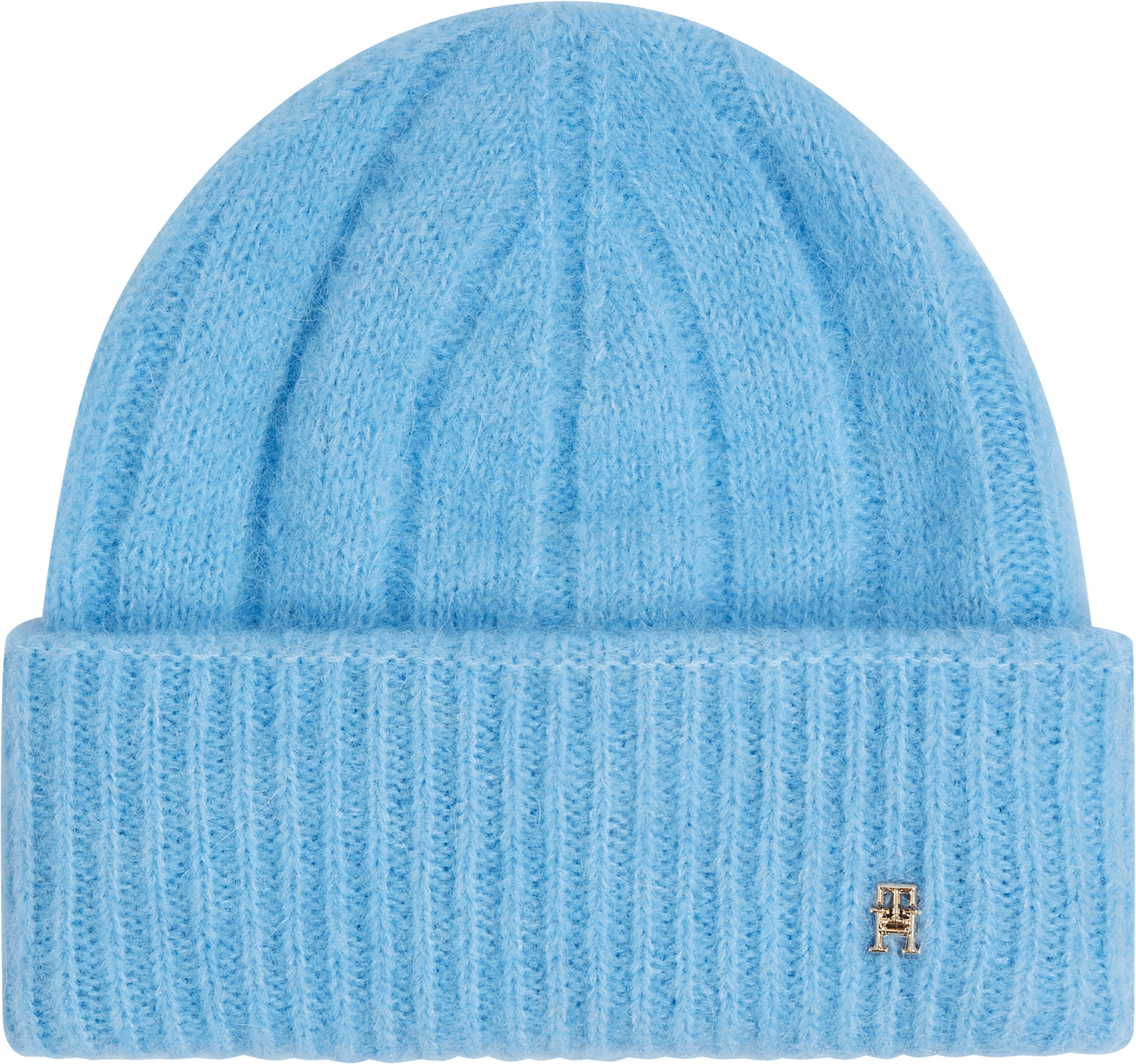 Tommy Hilfiger Beanie »TH TIMELESS BEANIE«, mit Monogramm-Emblem