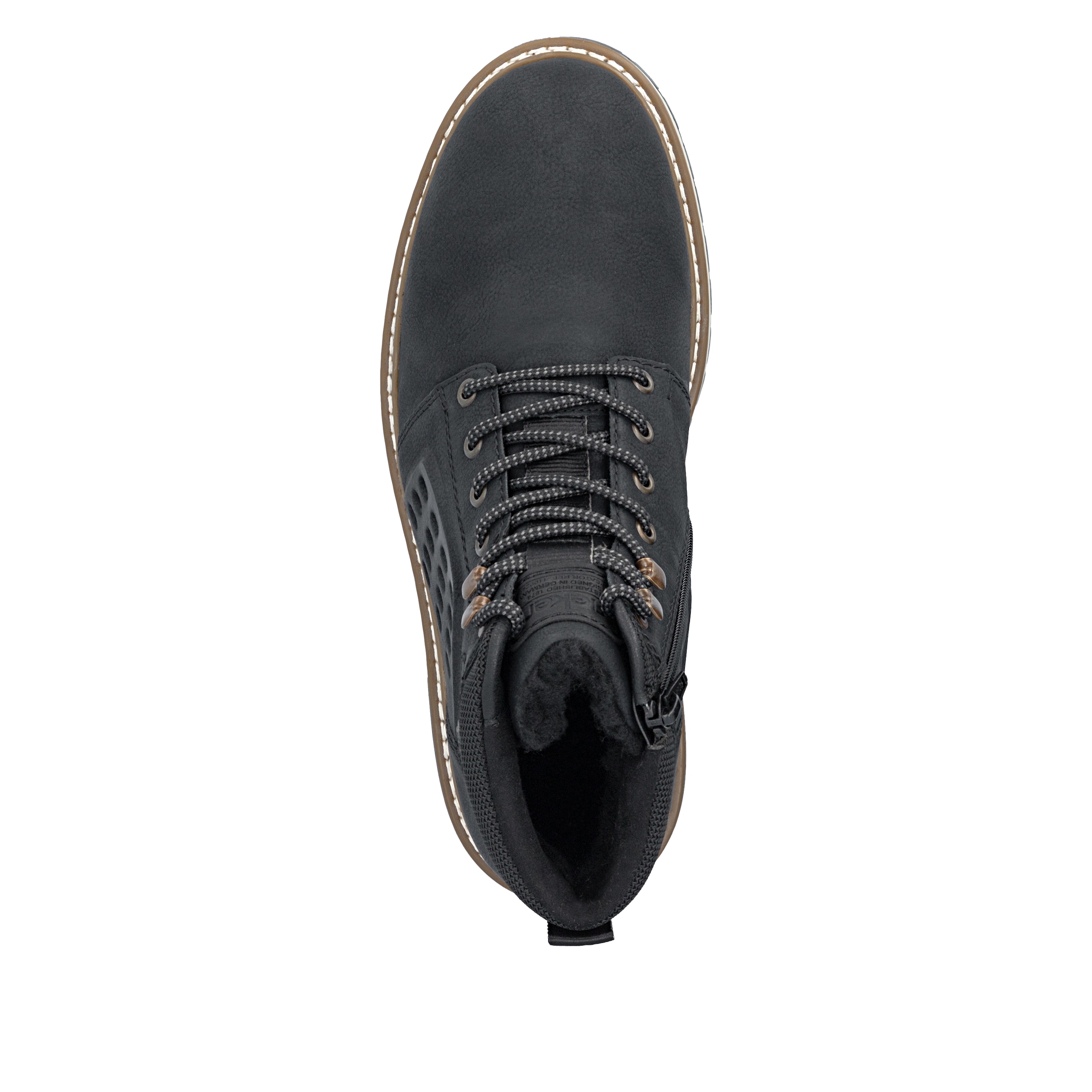 Rieker Winterboots  Schnürboots mit praktischem Reißverschluss, TEX-Membran