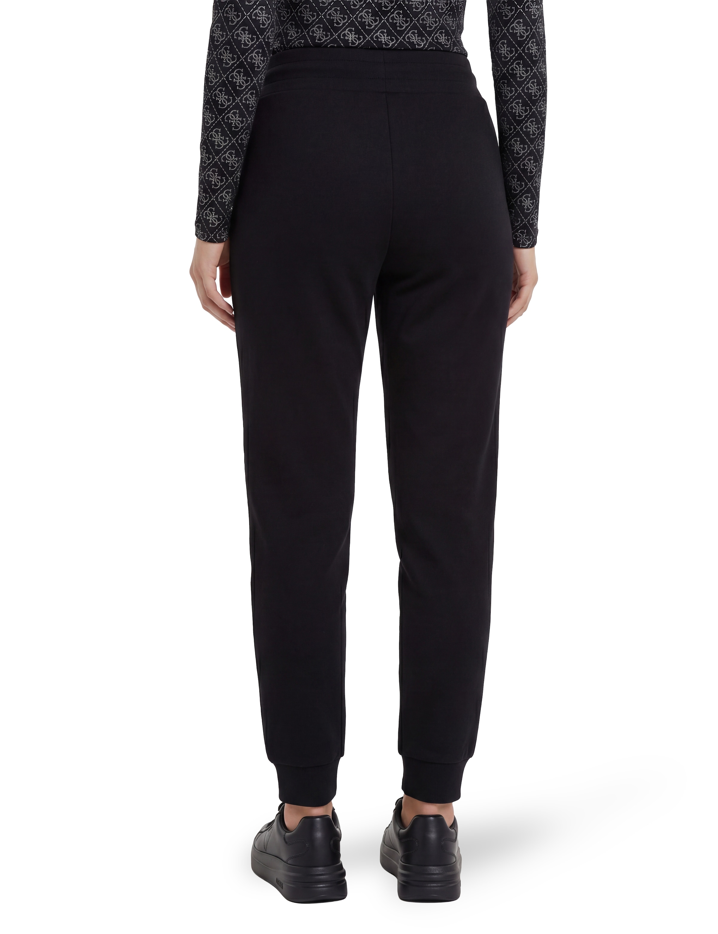 Guess Jogginghose »NEW VICTOIRE SCUBA PANT«  mit Rippbündchen am Beinabschluss
