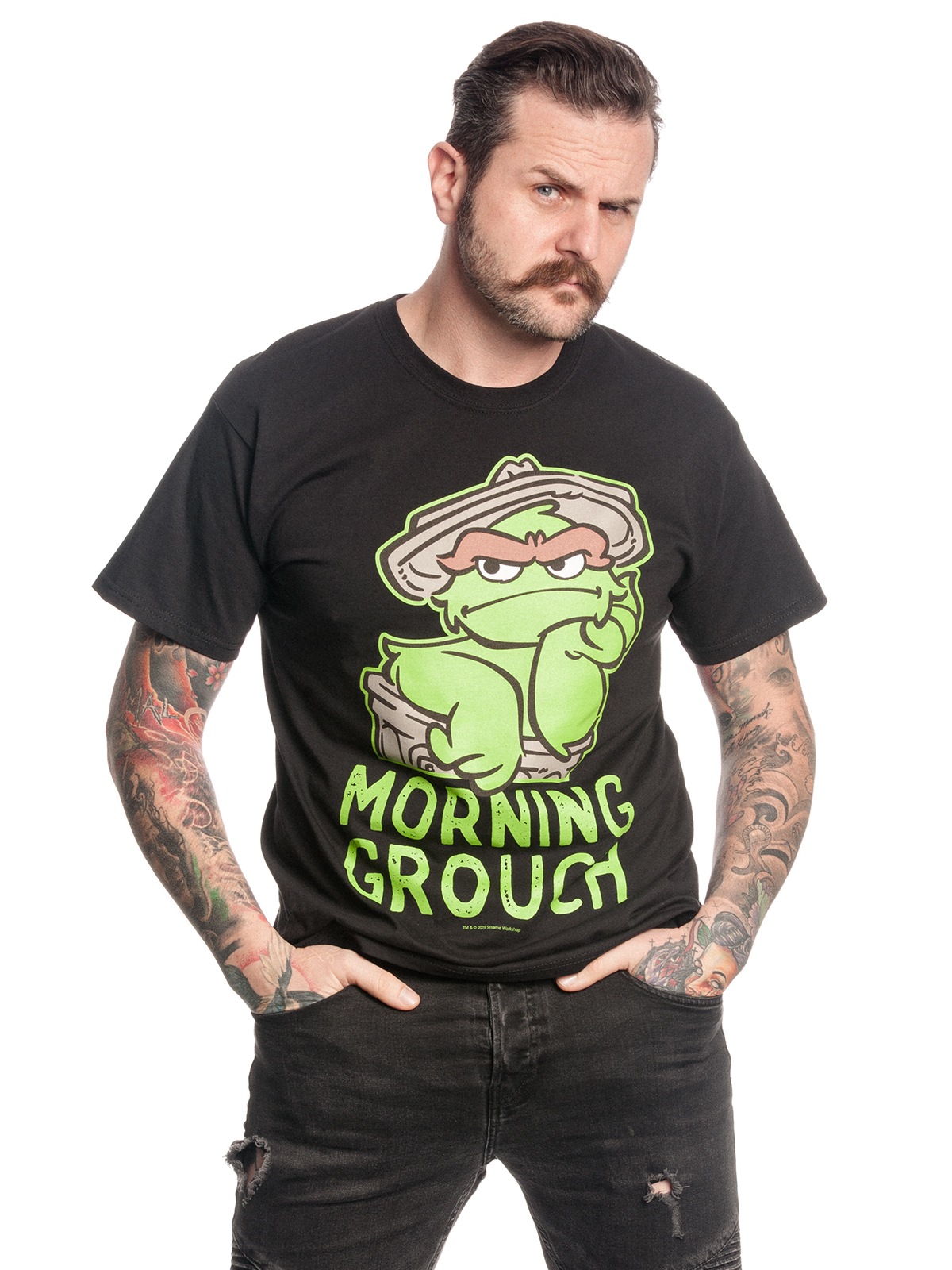 Sesamstrasse T-Shirt »Sesame Street Oscar Morning Grouch«