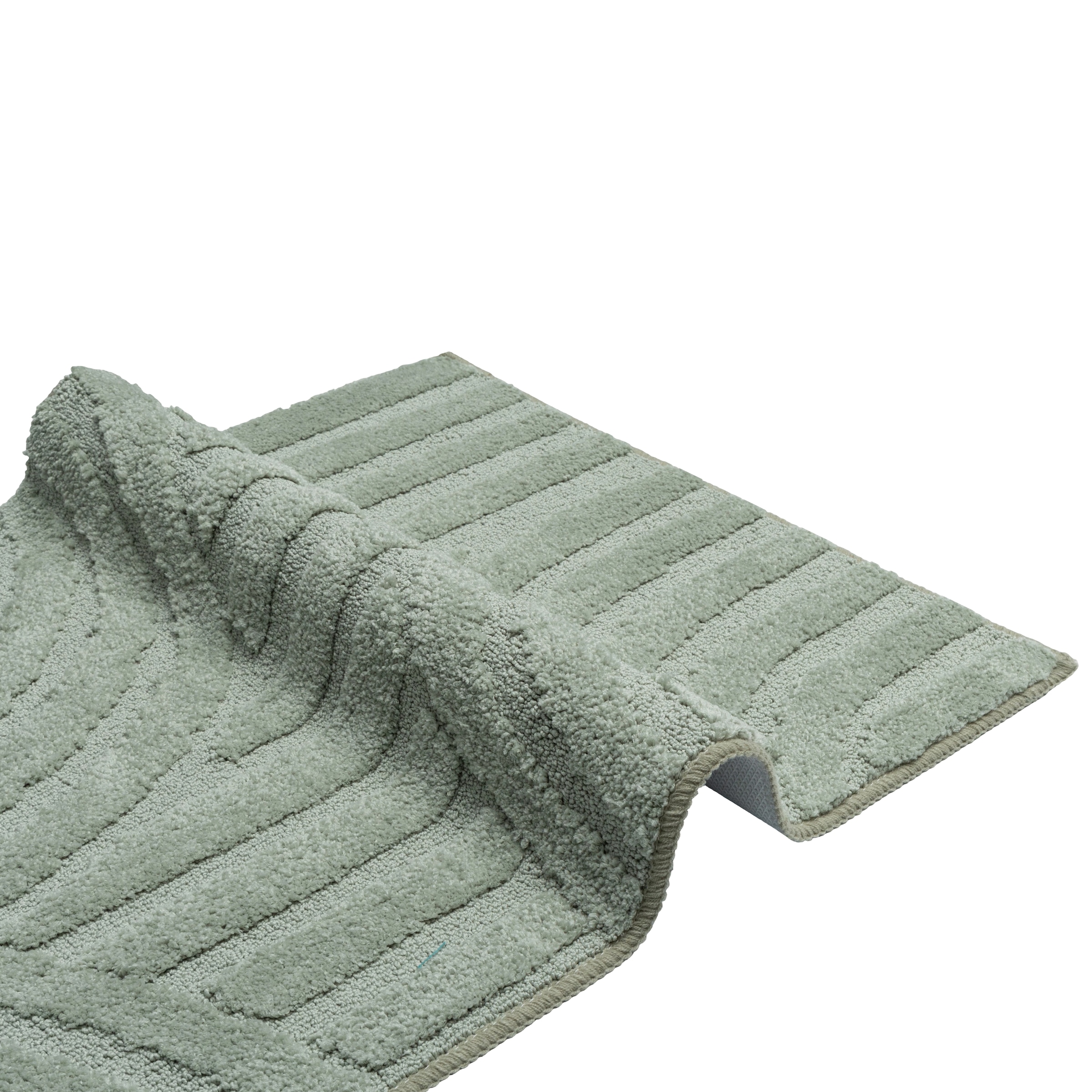 OTTO home Badematte »Regona Scandi, Badvorleger, Badezimmer Teppich, Duschvorleger« Höhe 10 mm rutschhemmend beschichtet strapazierfähig Badteppich, Uni Farben, Hoch-Tief-Effekt, modernes Muster, Zen
