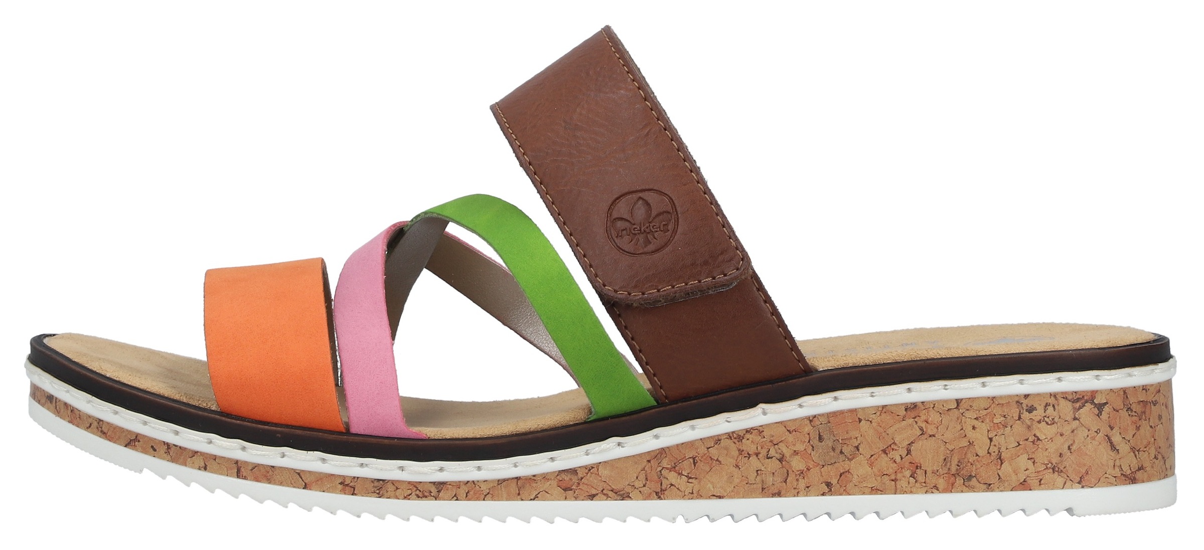 Rieker Pantolette  Keilabsatz, Sommerschuh, 150 Jahre RIEKER Jubiläumsartikel