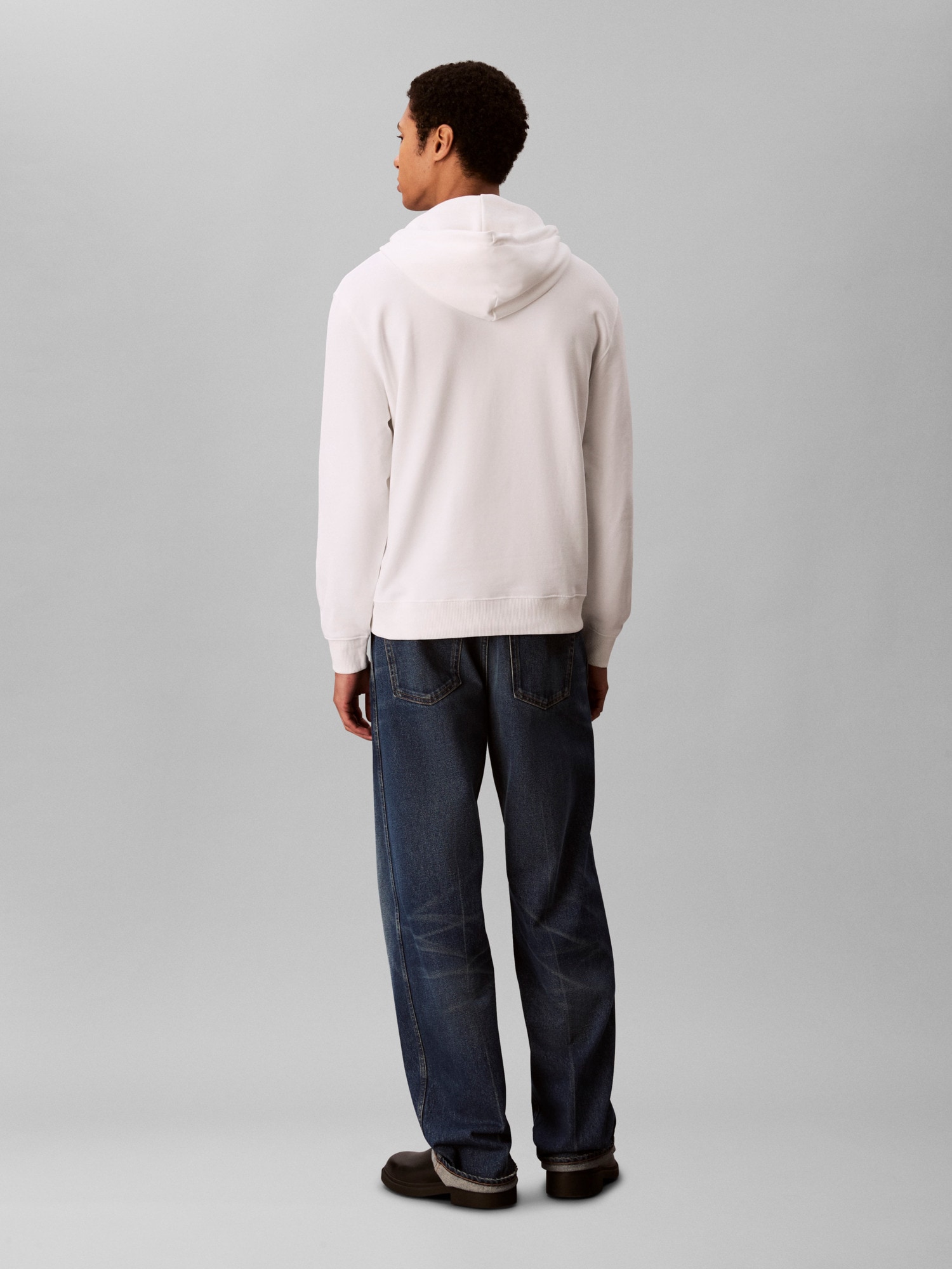 Calvin Klein Kapuzensweatshirt »LS EU 350TERRY CURSIVE GRAPHIC H«, regular fit, Logo-Schriftzug
