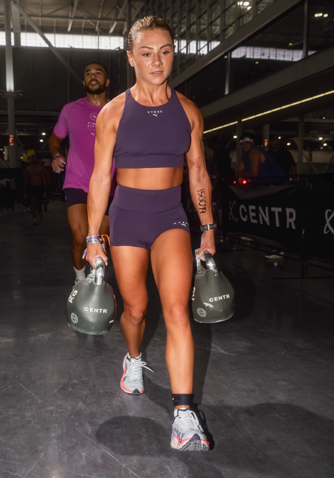 PUMA Trainingsshorts »W  X HYROX SHAPELUXE 3" TIGHT SHORT«  mit LYCRA® Adaptiv Faser, schmale Passform, sportlicher Stil