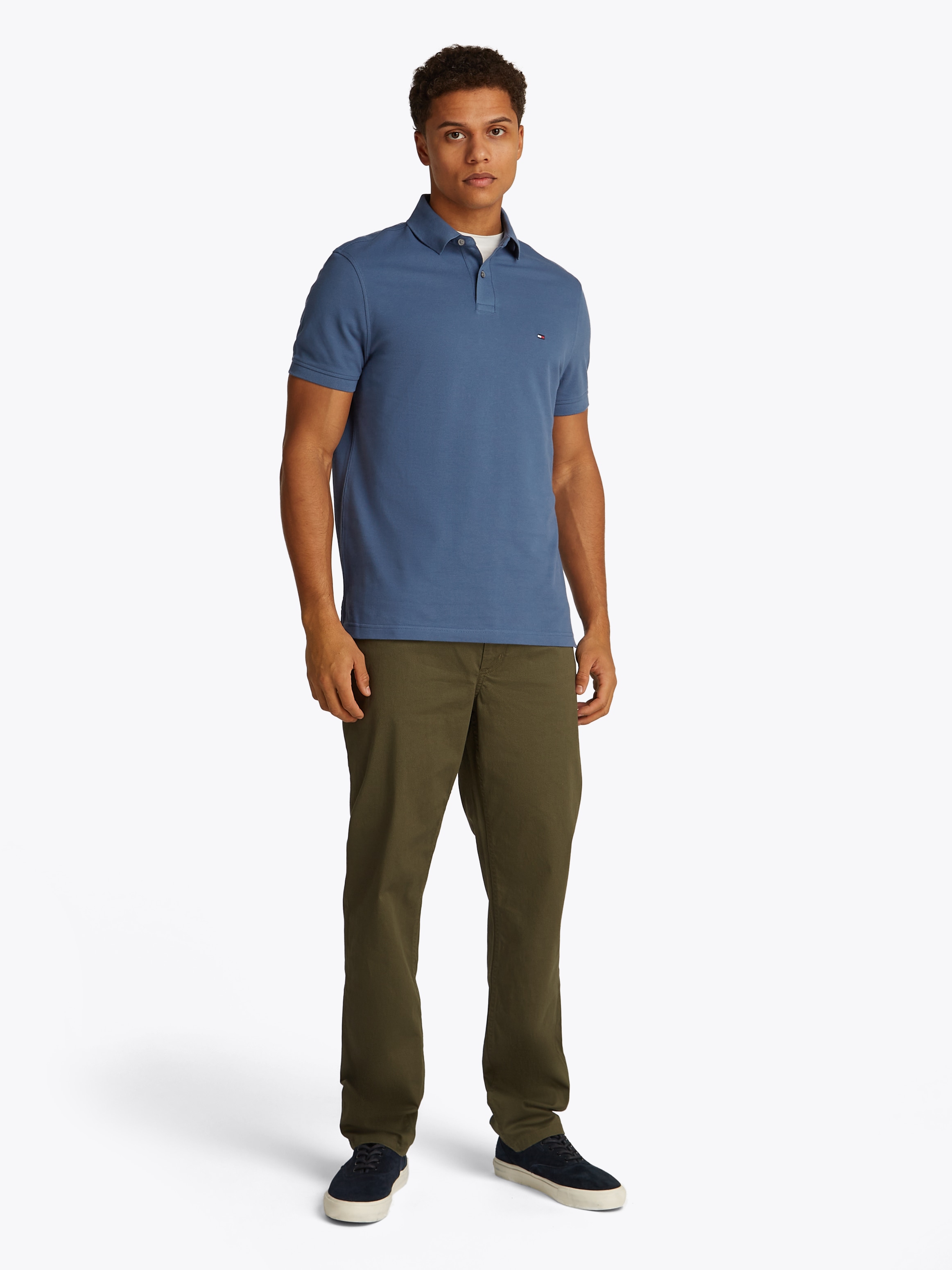 Tommy Hilfiger Poloshirt »1985 REGULAR POLO«, mit Tommy Hilfiger Kontraststreifen innen am Kragen