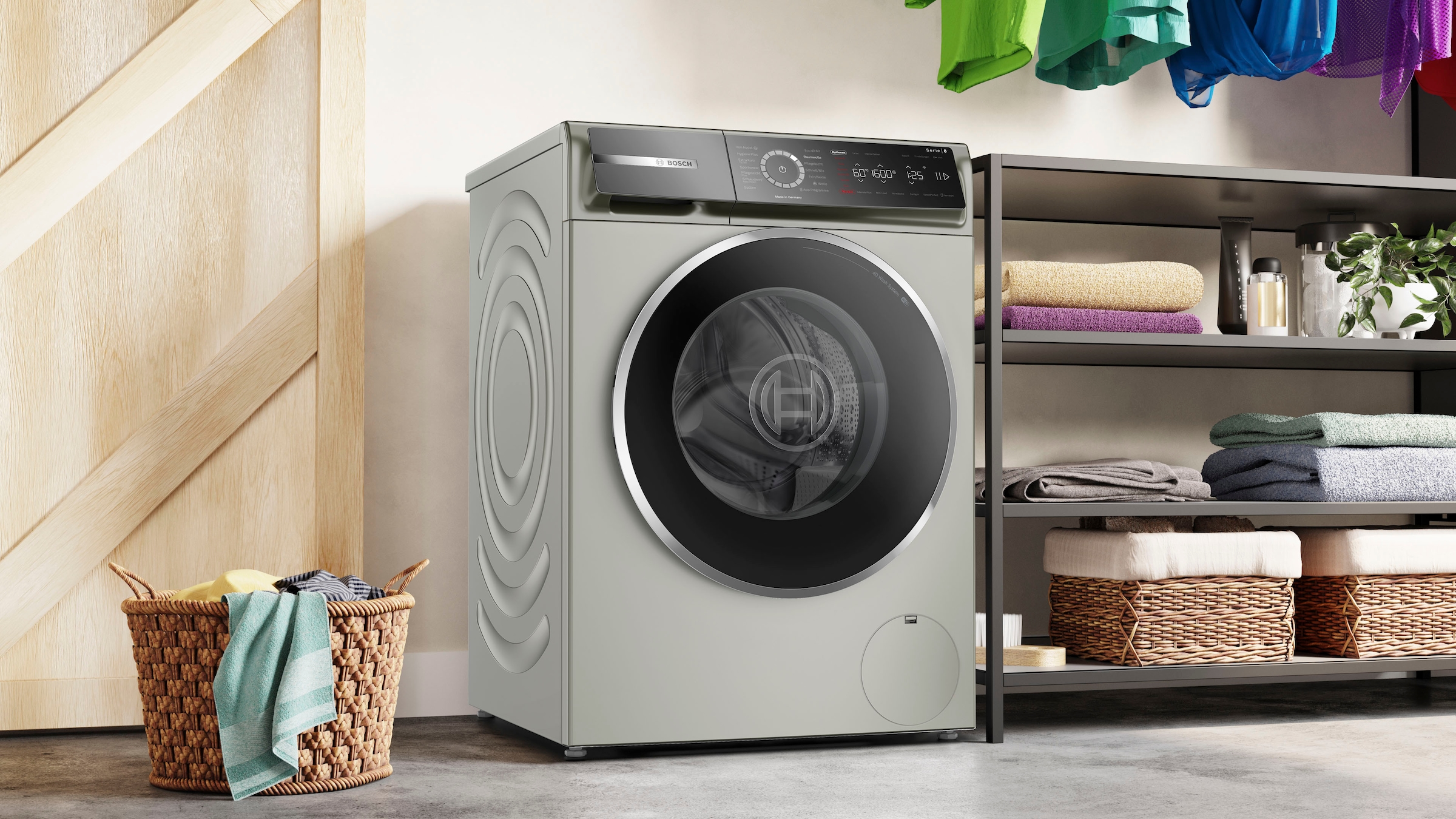 BOSCH Waschmaschine »WGB2560X0«, Serie % OTTO U/min, Falten bei kg, 50 Assist 8, 1600 reduziert der Dampf Iron 10 dank WGB2560X0