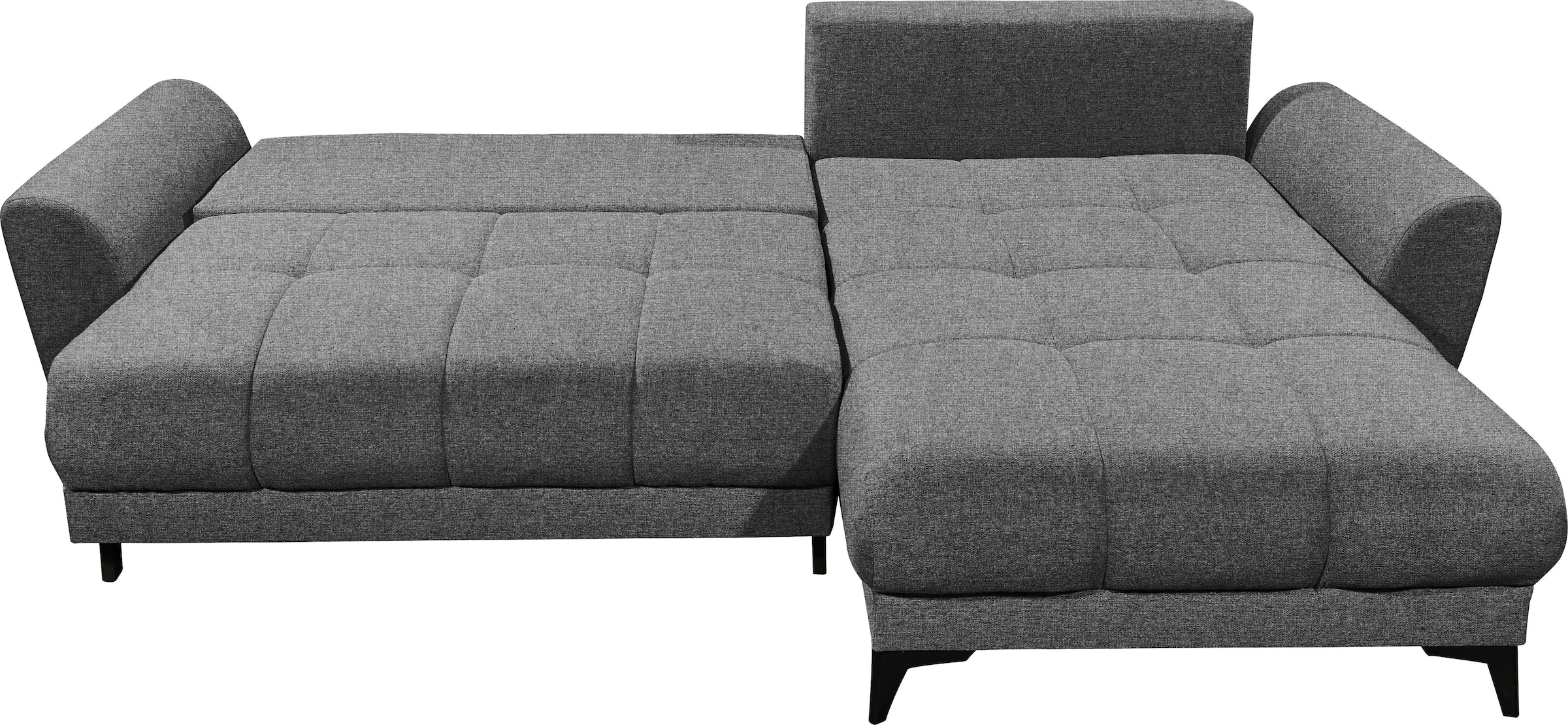 ED EXCITING DESIGN Ecksofa »Bern L-Form«, frei im Raum stellbar, mit Bettkasten, mit Schlaffunktion