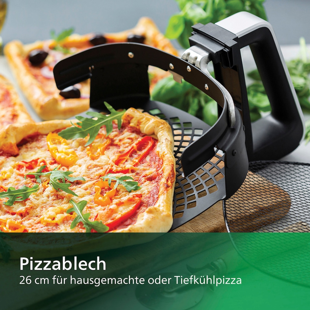 Philips Backeinsatz »HD9953/00 Pizzablech«, (2 tlg.)