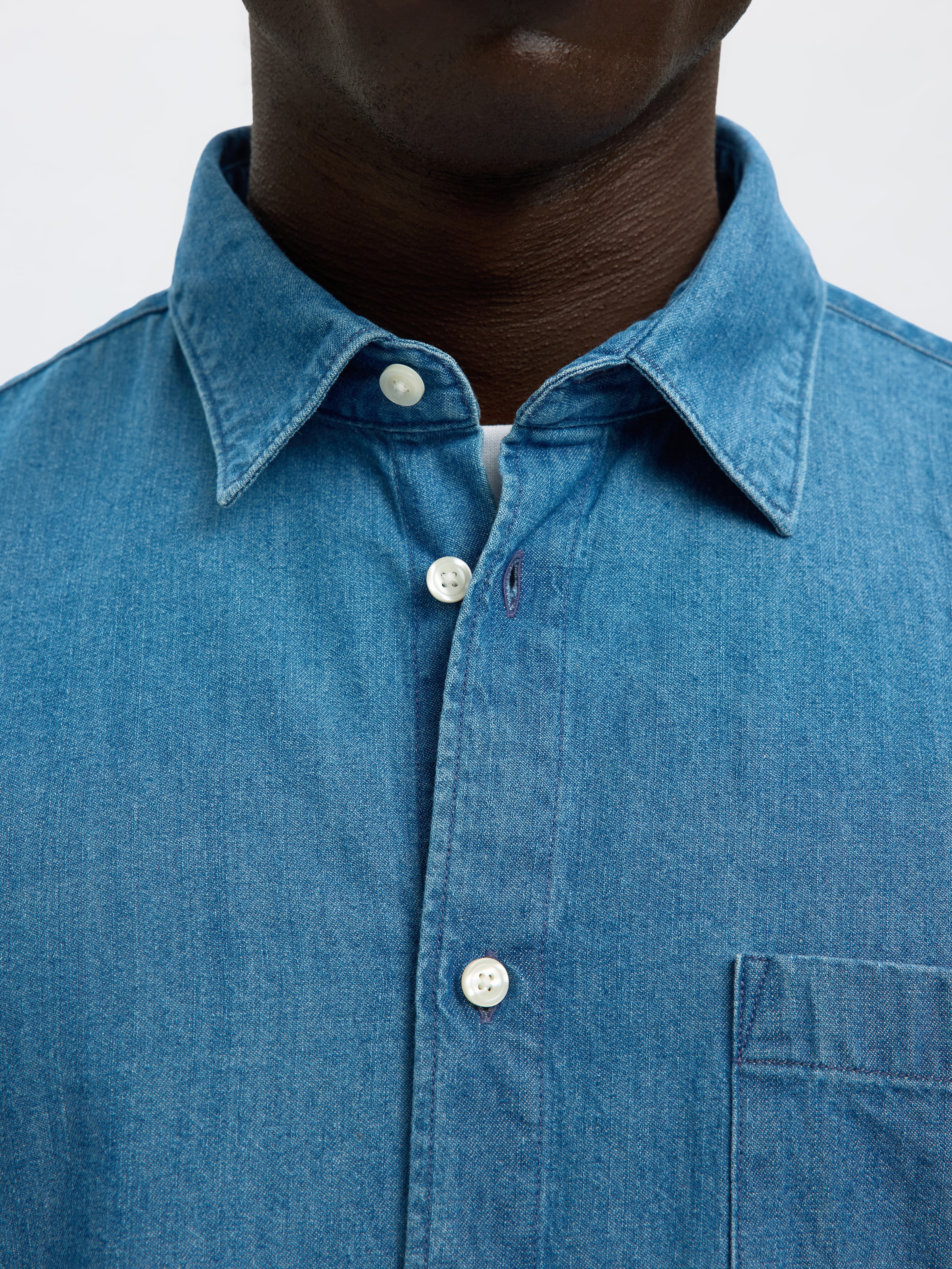 SELECTED HOMME Langarmhemd »SLHREGCARLO DENIM LS SHIRT NOOS«