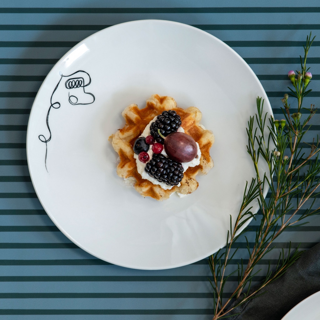 Villeroy & Boch Frühstücksteller »Frühstücksteller XMAS Statement Lines ø 21,2 cm 6er Set weiß«