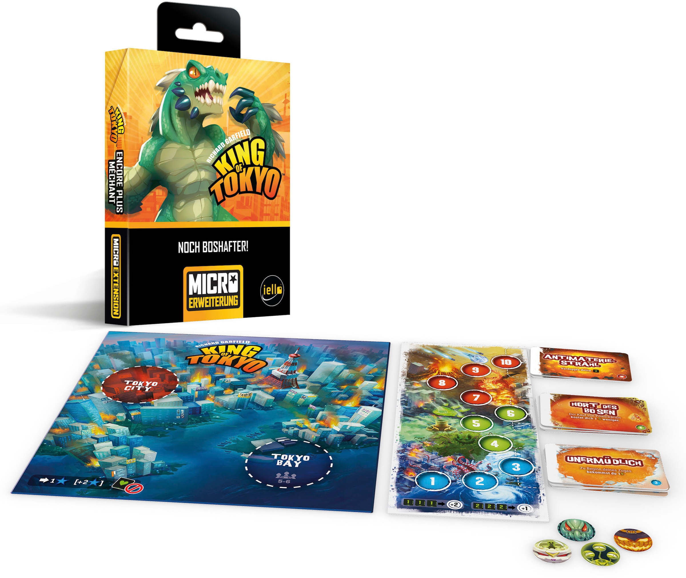 iello Spiel »Erweiterungsspiel, King of Tokyo - Noch Boshafter!«