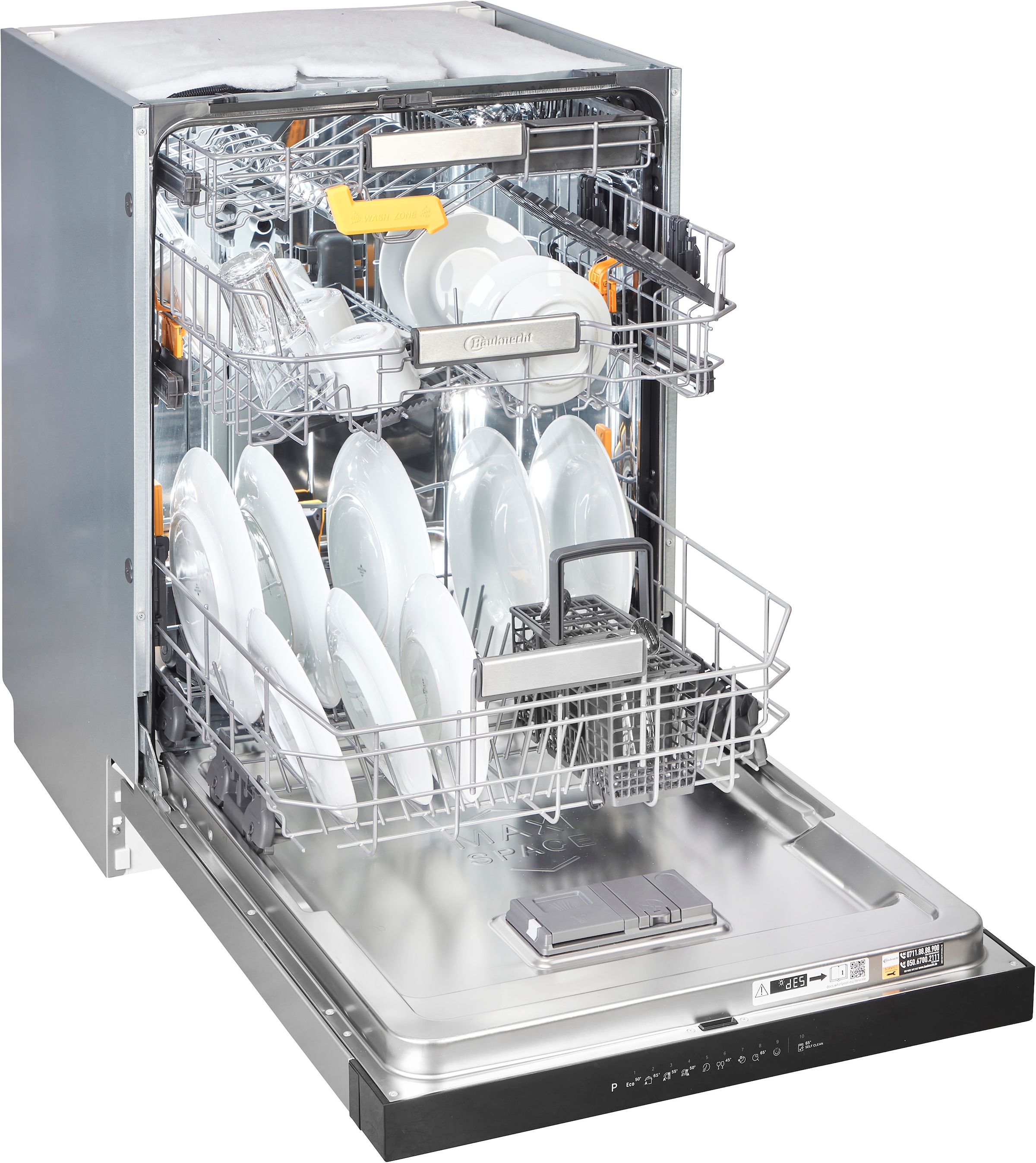 BAUKNECHT Unterbaugeschirrspüler »BKSV1 UBM« 15 tlg. Maßgedecke