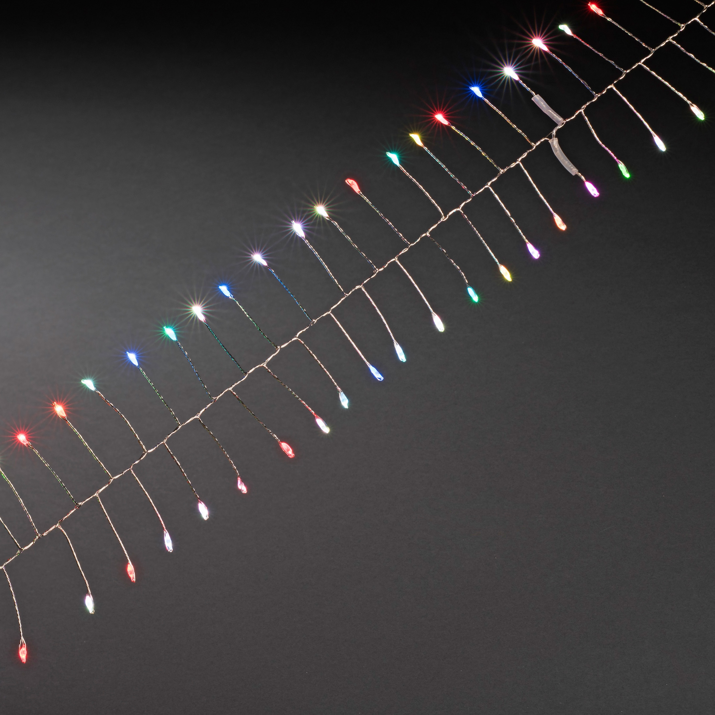 KONSTSMIDE LED-Lichterkette »Weihnachtsdeko«, 360 St.-flammig, Micro LED Lichterkette, Firecracker, mit langsamem RGB-Farbwechsel