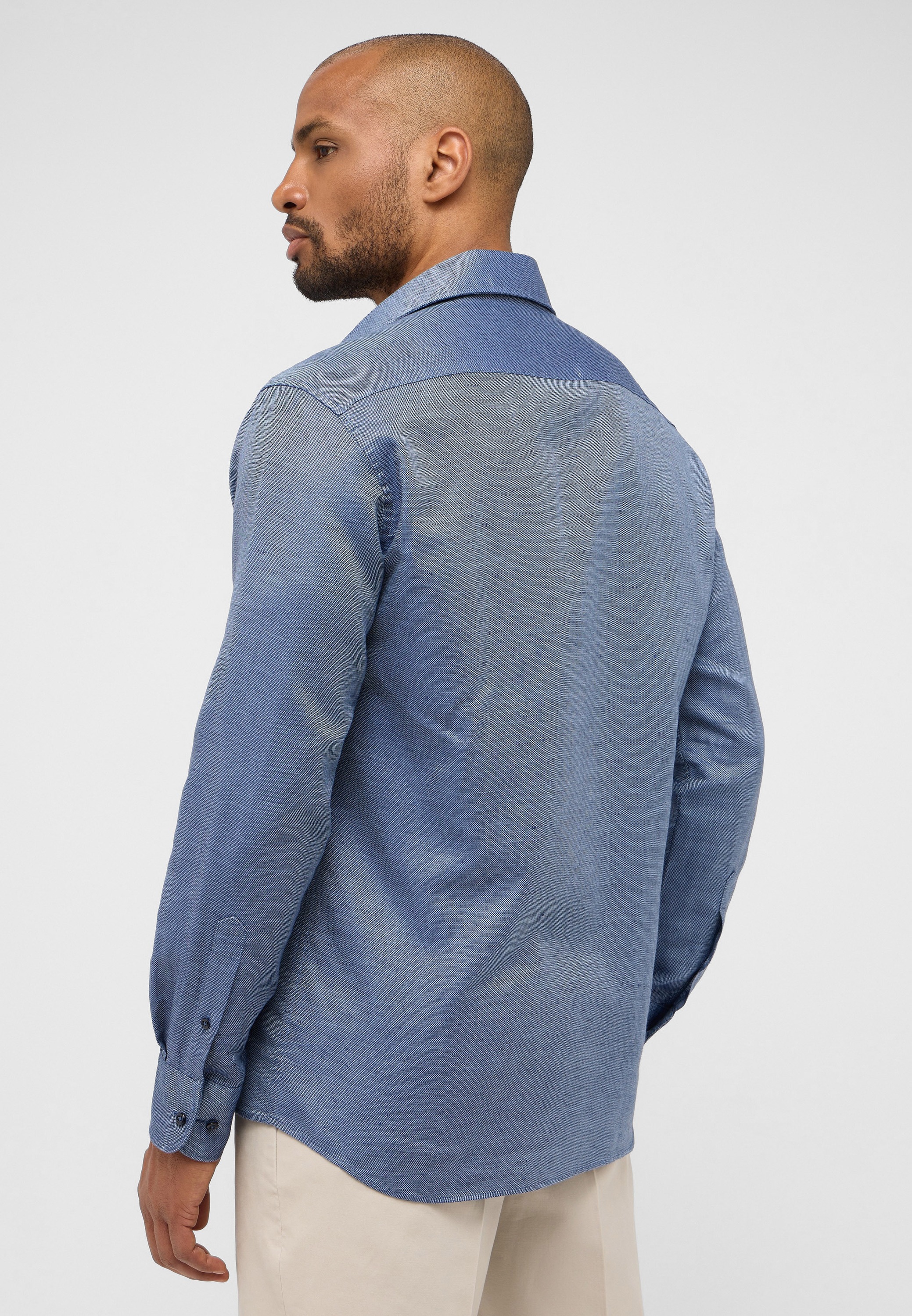 Eterna Langarmhemd »MODERN FIT« EASY IRON (bügelleicht)