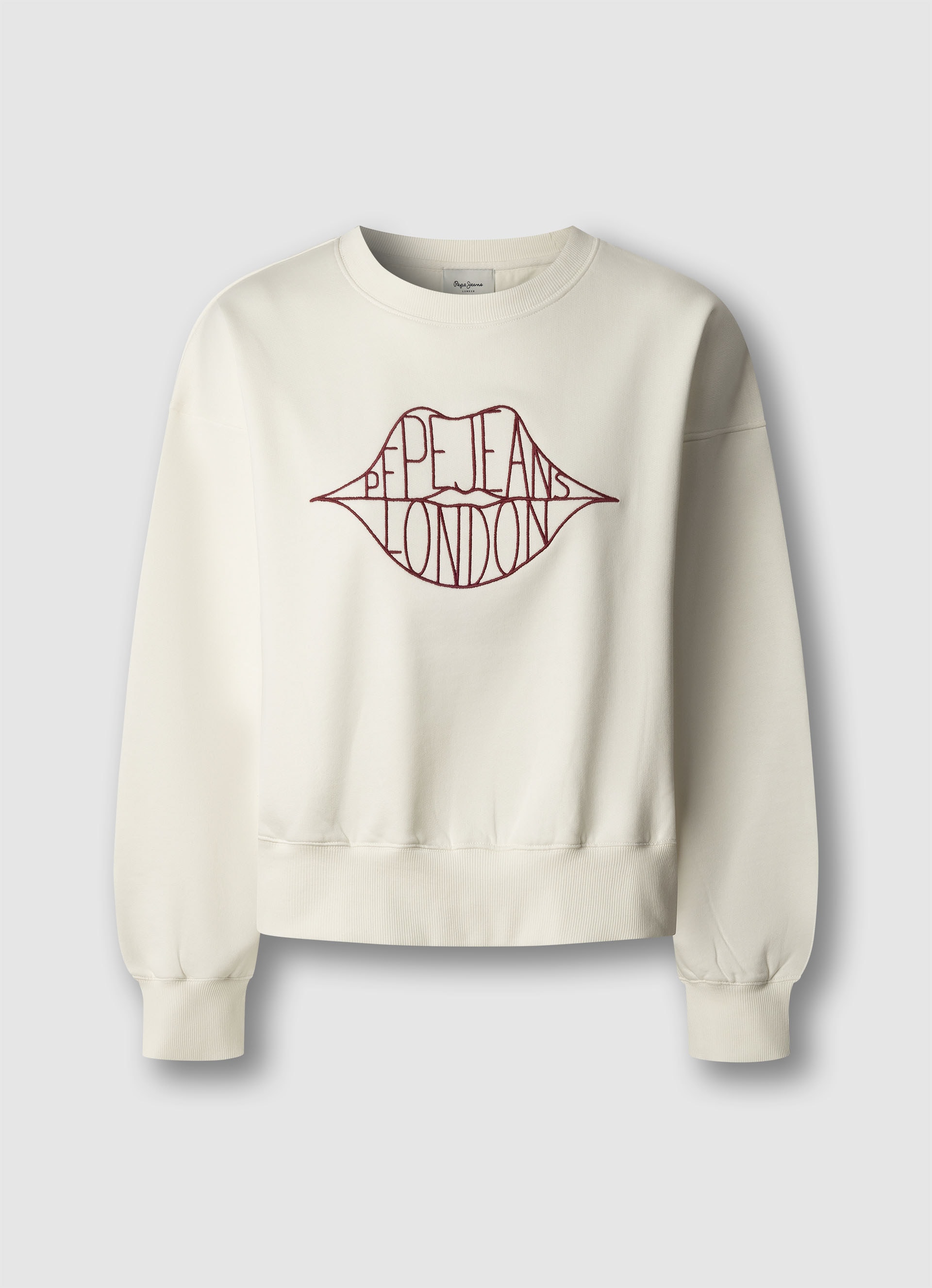 Pepe Jeans Sweatshirt »BERNIS«, mit Rundhals, bestickt
