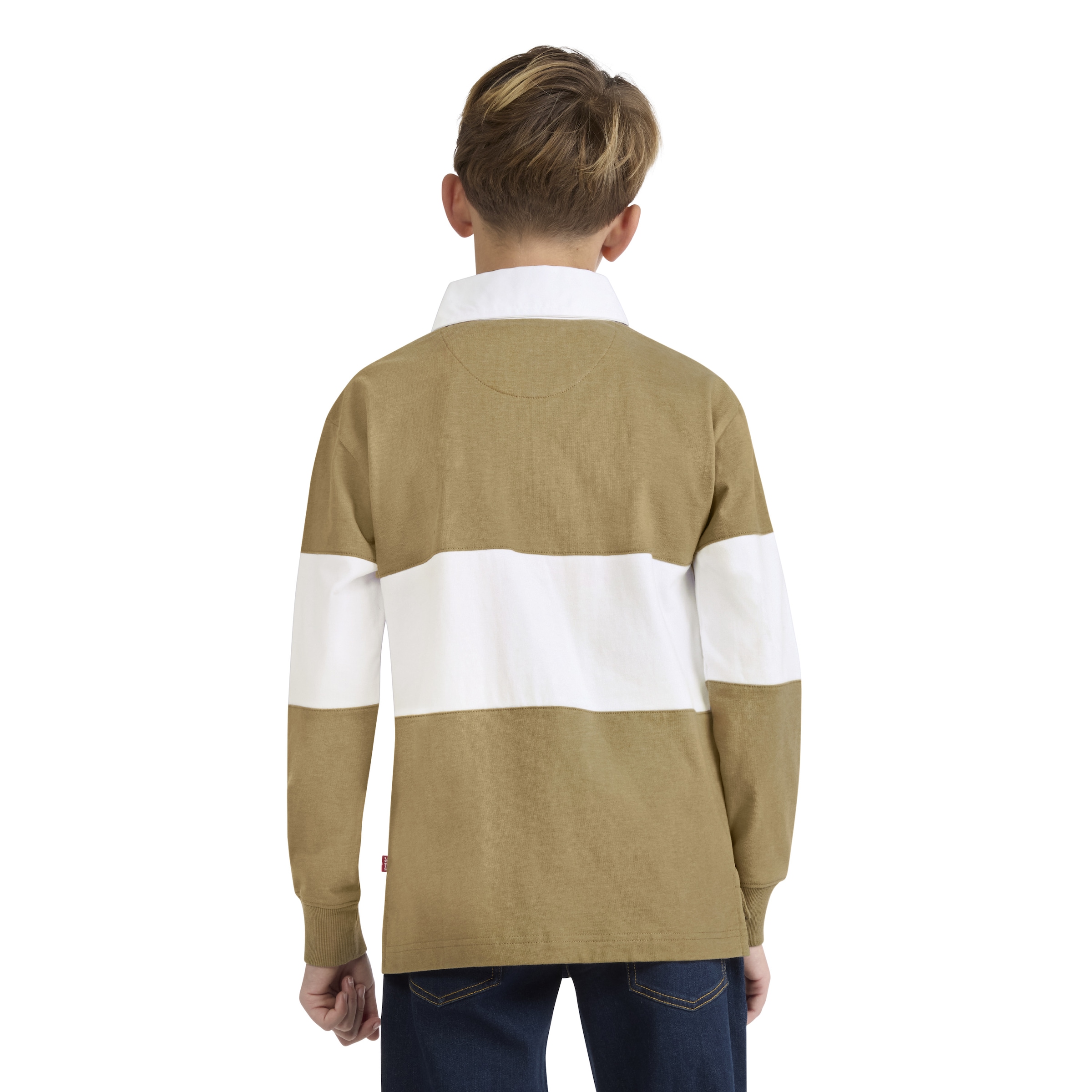 Levi's® Kids Langarmshirt »LVB TIMELESS RUGBY POLO« for Boys, mit Polokragen und Colorblocking
