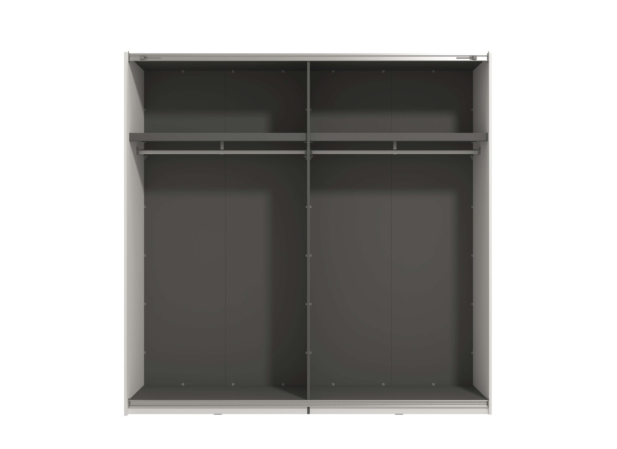 INOSIGN Schwebetürenschrank »Ascalon, mit Spiegel und Lamellen 3D, FSC-zertifiziert, Made in Europe«, 220x61x217,5cm, 3 verschiedene Innenaussattungen-individuell wählbar