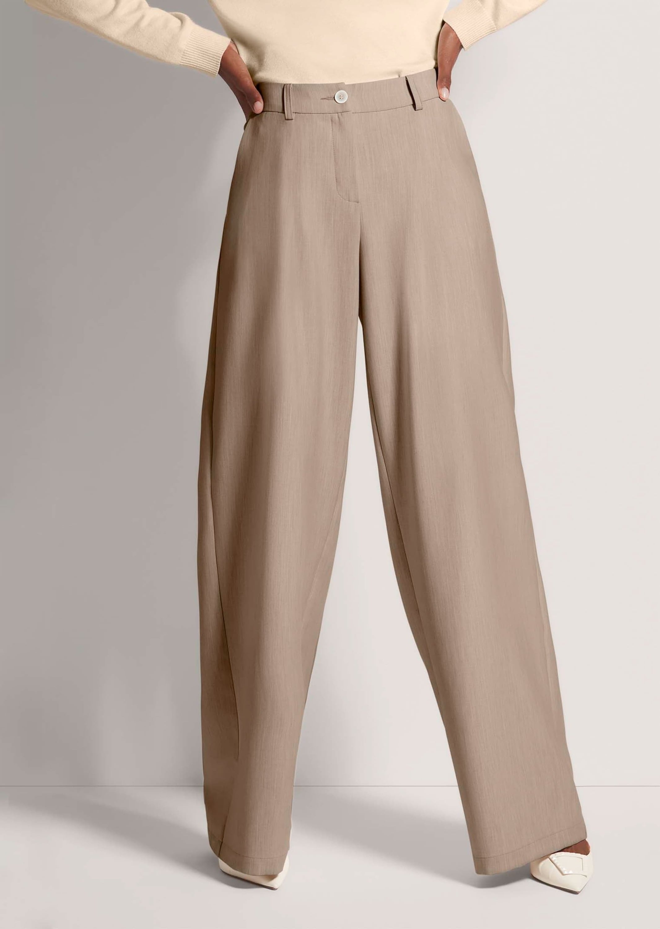MADELEINE Bügelfaltenhose »Hose Weite Palazzo-Hose mit Bügelfalten«