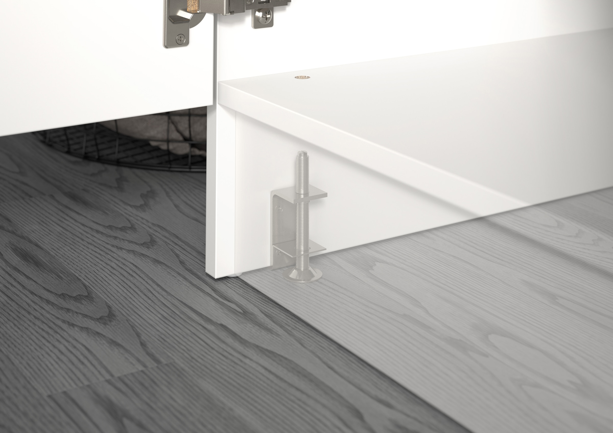 welltime Badmöbel-Set »FALAS,  4-teilig, Hauswirtschaftsraum Set, Breite 248 cm« 1x Wäscheschrank, 2x Waschmaschinenumbauschrank & 1xMehrzweckschrank, 