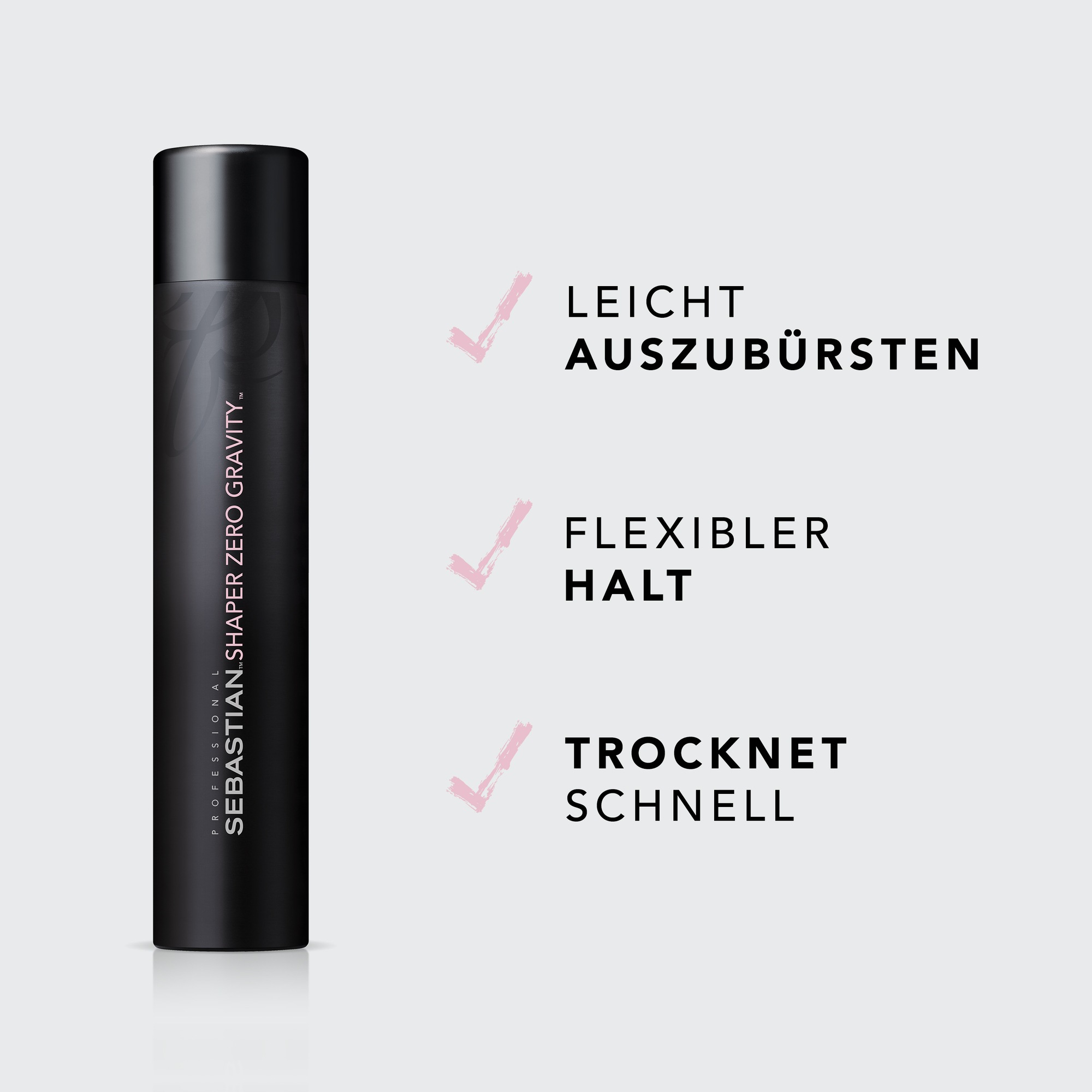 Sebastian Professional Haarpflege-Spray »Shaper Zero Gravity« schnelltrocknend, fester Halt den ganzen Tag, flexibler Halt
