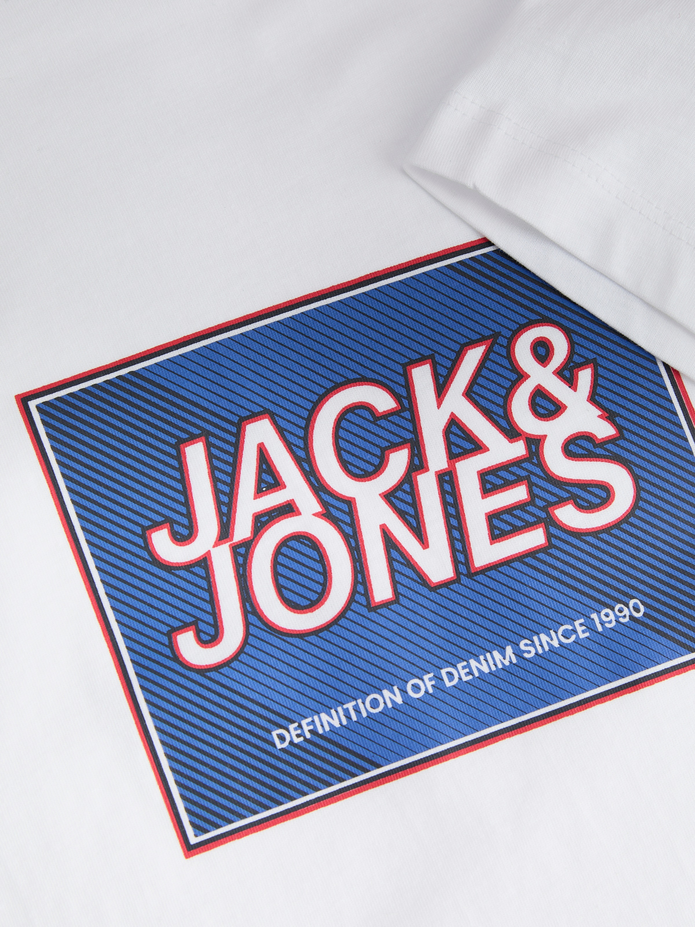 Jack & Jones Rundhalsshirt »JJRAIN TEE SS CREW NECK«