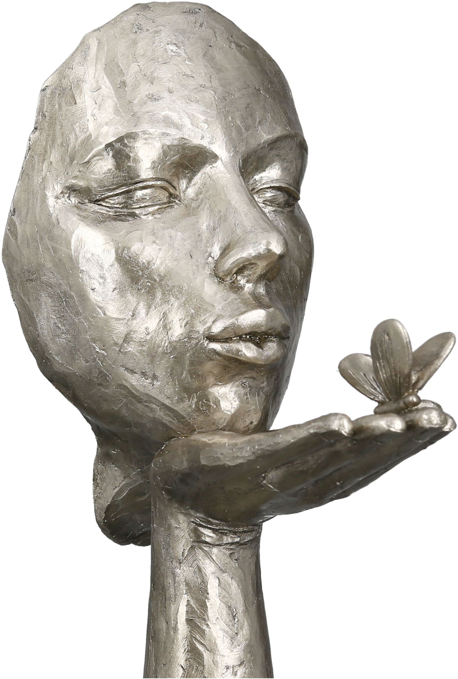 St.), Polyresin Shop Desire, GILDE Online (1 antikfinish«, »Skulptur im silberfarben, Dekofigur OTTO