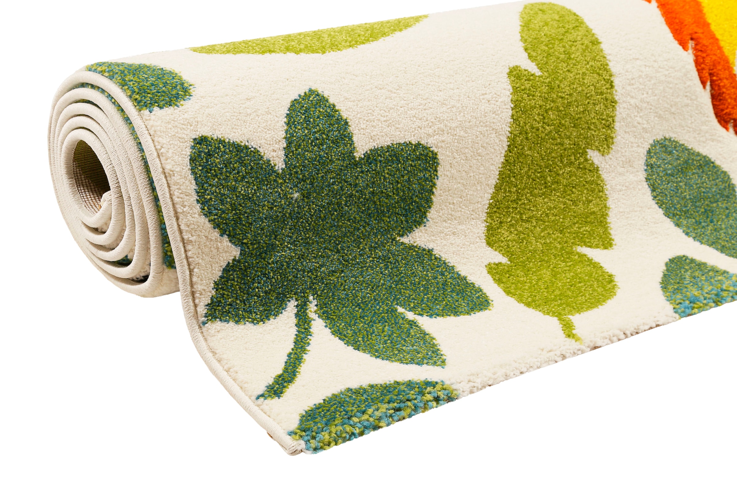 Esprit Kinderteppich »E-Safari ESP-21369«, rechteckig, 13 mm Höhe, Motiv Dschungel Tiere, Kurzflor