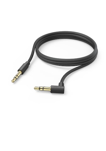 Audio-Kabel »Aux Kabel, 3,5 mm Klinke, 90° Winkelstecker, 2,0 m, Schwarz«,...