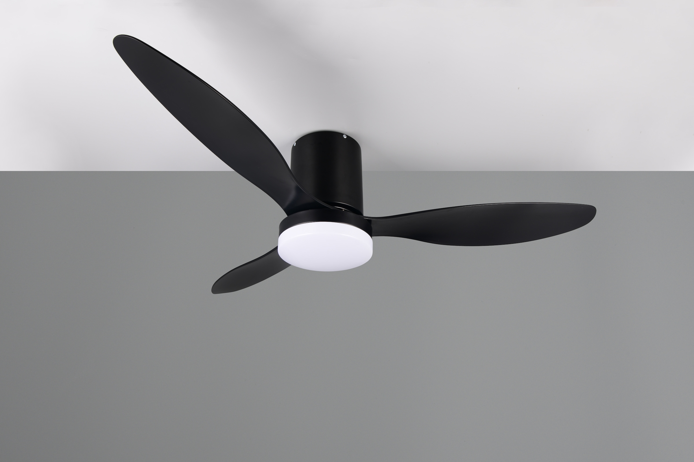 REALITY Leuchten LED Deckenleuchte »GÖTEBORG mit Ventilator, Deckenventilator mit Licht inkl Fernbedienung« LED-Board 1 Stk. warmweiß - kaltweiß 6 Geschwindigkeiten Timer Vor- & Rücklauf LED dimmbar CCT Nachtlicht
