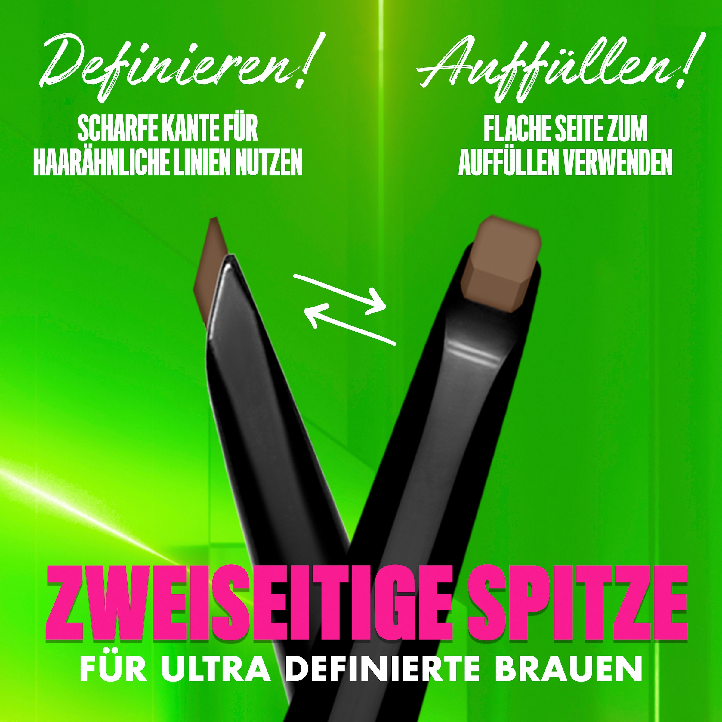 NYX Augenbrauenpflege »NYX Professional Makeup Blade & Shade Augenbrauenstift«