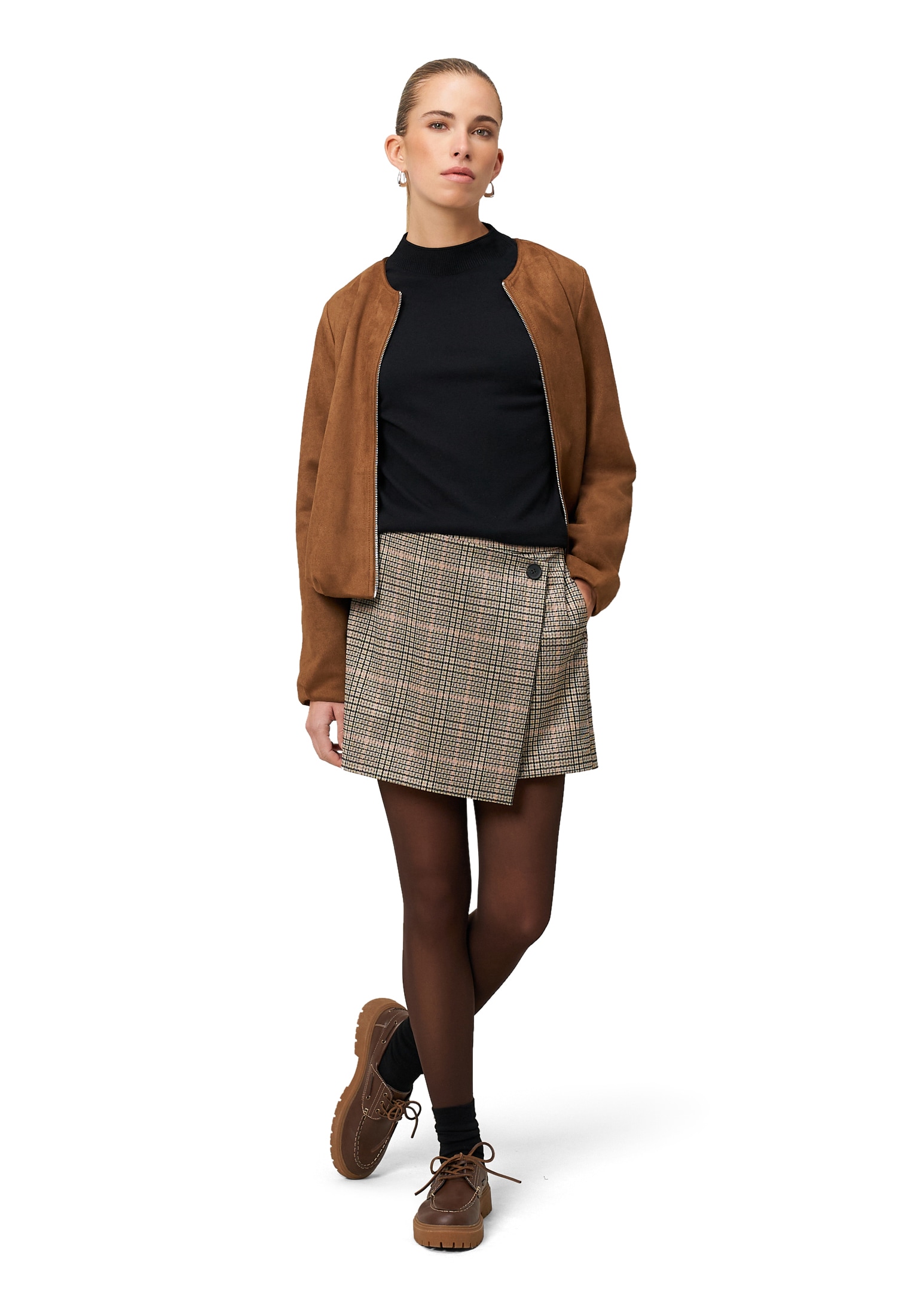 Zero Rundhalspullover »Feinstrickpullover mit hohem Kragen«