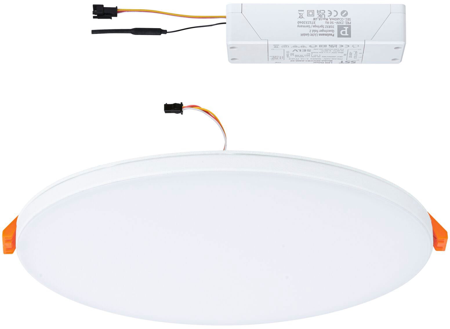 LED Bad-Einbauleuchte »Veluna«, Schutzart IP44 spritzwassergeschützt,  Ø 20,0 cm,...