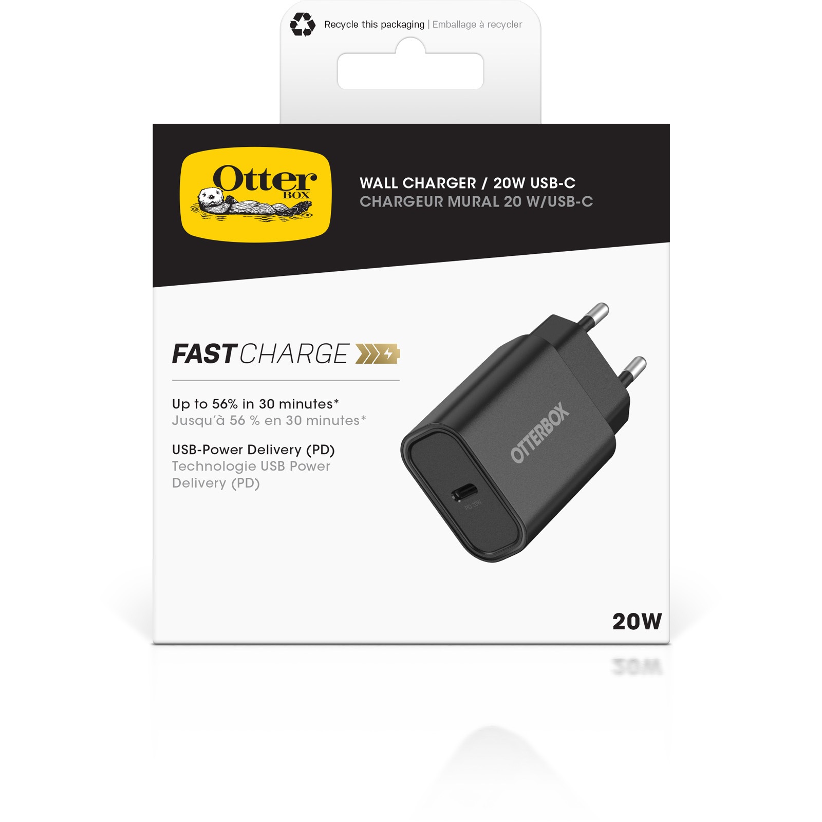 Otterbox USB-Ladegerät »Wall Charger 20W USB-C«, USB-Power Delivery (PD)