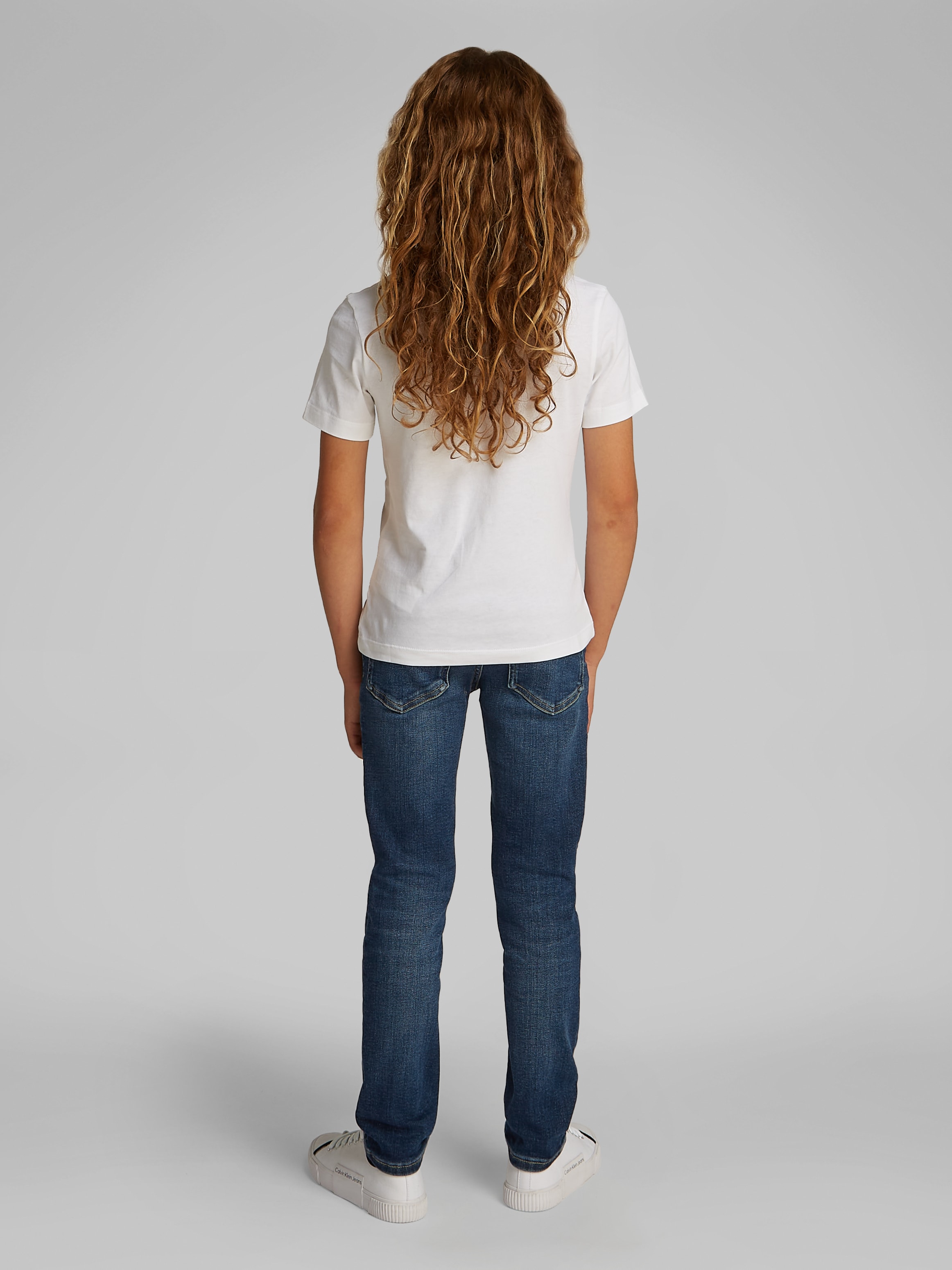 Calvin Klein Jeans T-Shirt »2-PACK MONOGRAM TOP«, (2 tlg.), für Kinder bis 16 Jahre mit Logoprägung