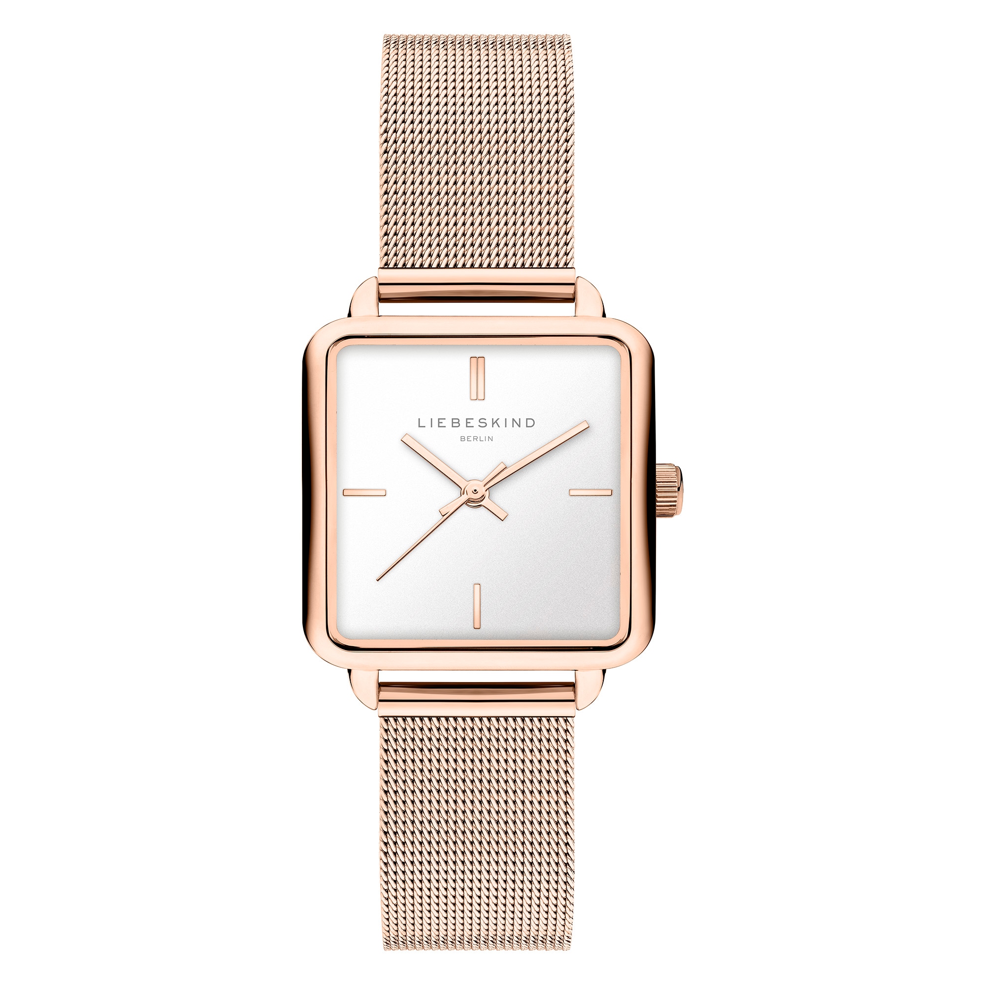 Liebeskind Berlin Quarzuhr »Modern Mesh« Armbanduhr, Damenuhr, Edelstahlarmband, analog