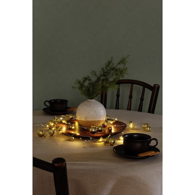 KONSTSMIDE LED-Lichterkette »Weihnachtsdeko«, messingfarben, 6h Timer, 20  warm weiße Dioden im OTTO Online Shop