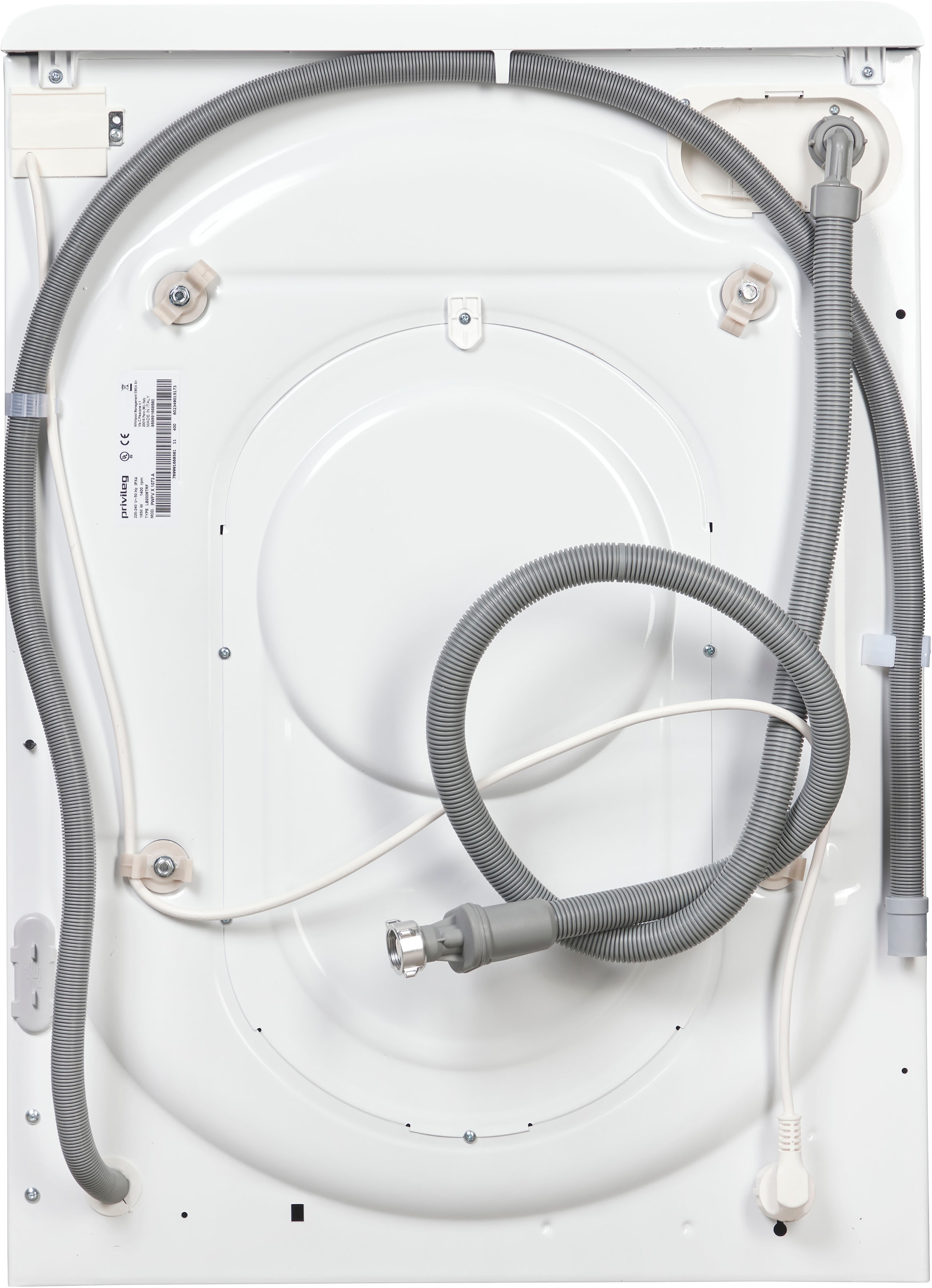 Privileg Waschmaschine »PWFV X 1073 A«, 10 kg, 1400 U/min, Dampf-Programme für Baumwolle und Hemden – glättet die Fasern
