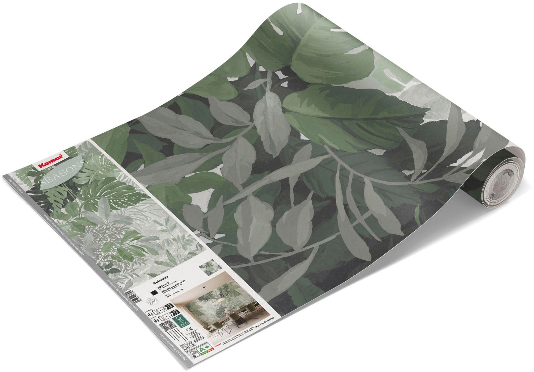 Komar Fototapete »Vlies Fototapete - Buissons - Größe 250 x 250 cm« Motiv | bedruckt glatt