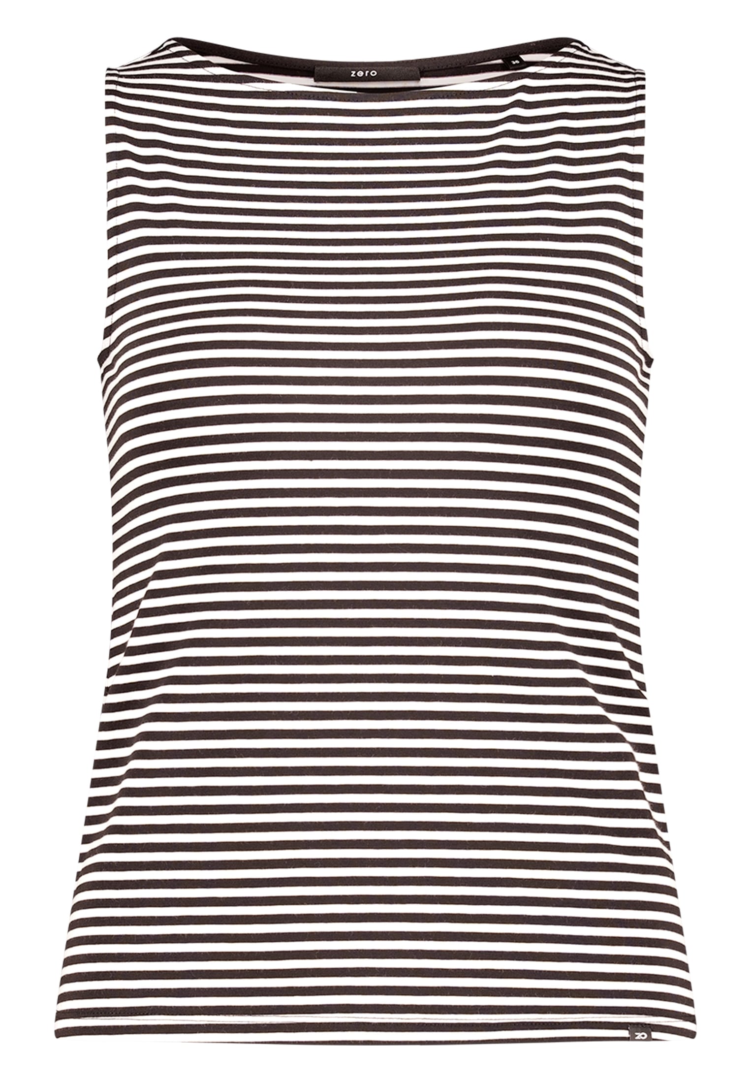 Zero Shirttop »Basic Shirt mit U-Boot-Ausschnitt«
