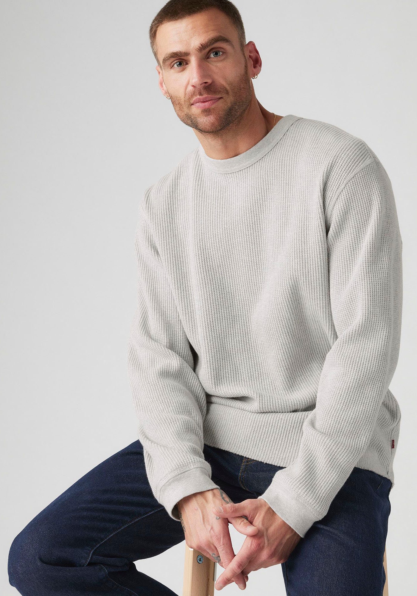 Levi's® Langarmshirt Waffelstruktur