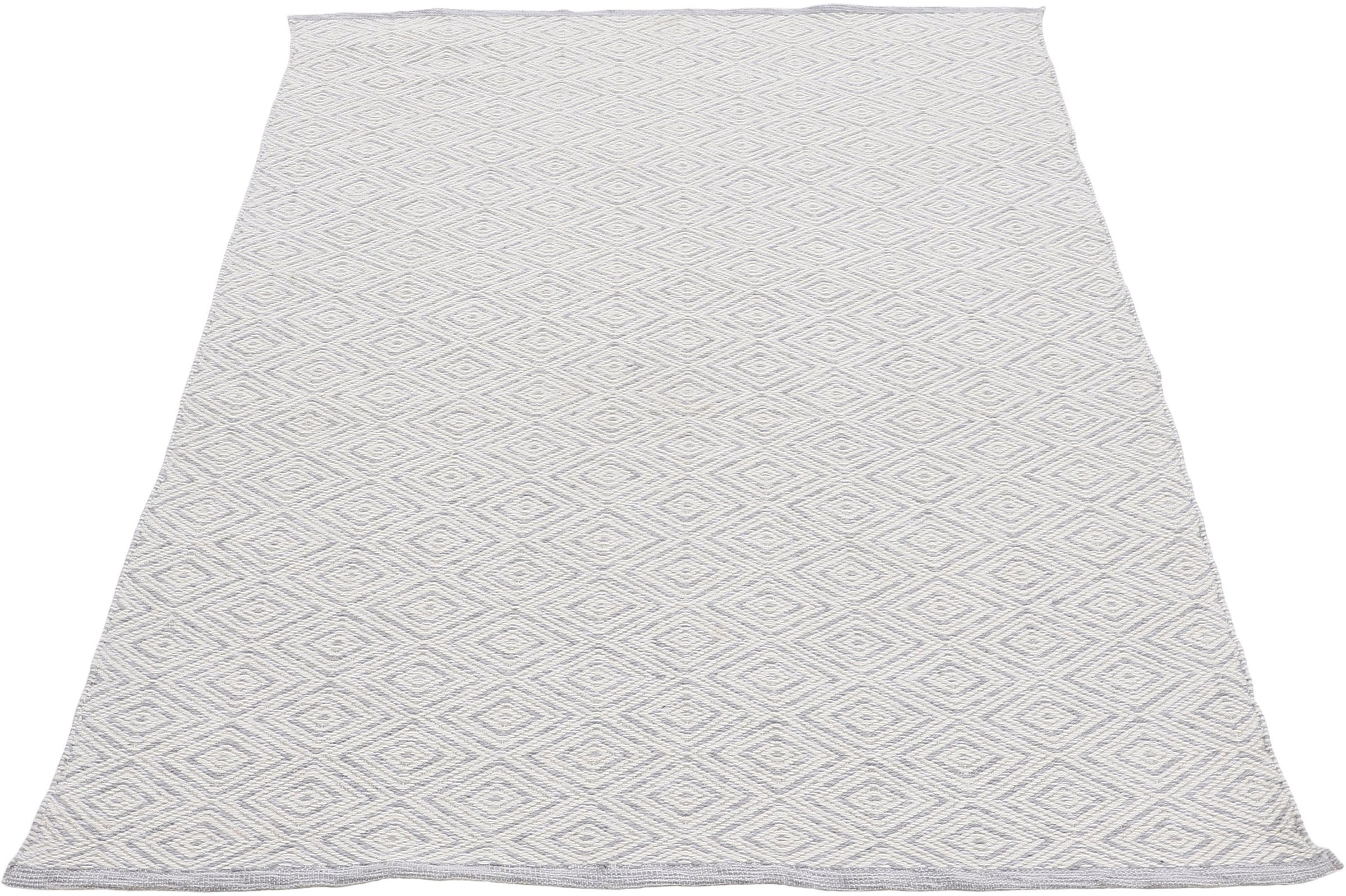 carpetfine Teppich »Frida 200«, 7 mm Höhe, Wendeteppich, 100% recyceltem Material (PET), Flachgewebe, Sisal Optik, Pflegeleicht und Robust, In- und Outdoor geeignet, Wetterfest und UV-beständig für Balkon, Terrasse, Garten, Wohn- und Schlafzimmer