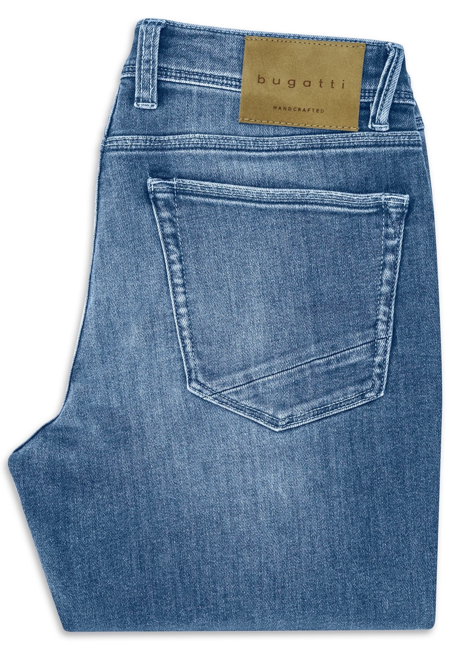 bugatti 5-Pocket-Jeans »Slim Fit« italian premium denim fabric